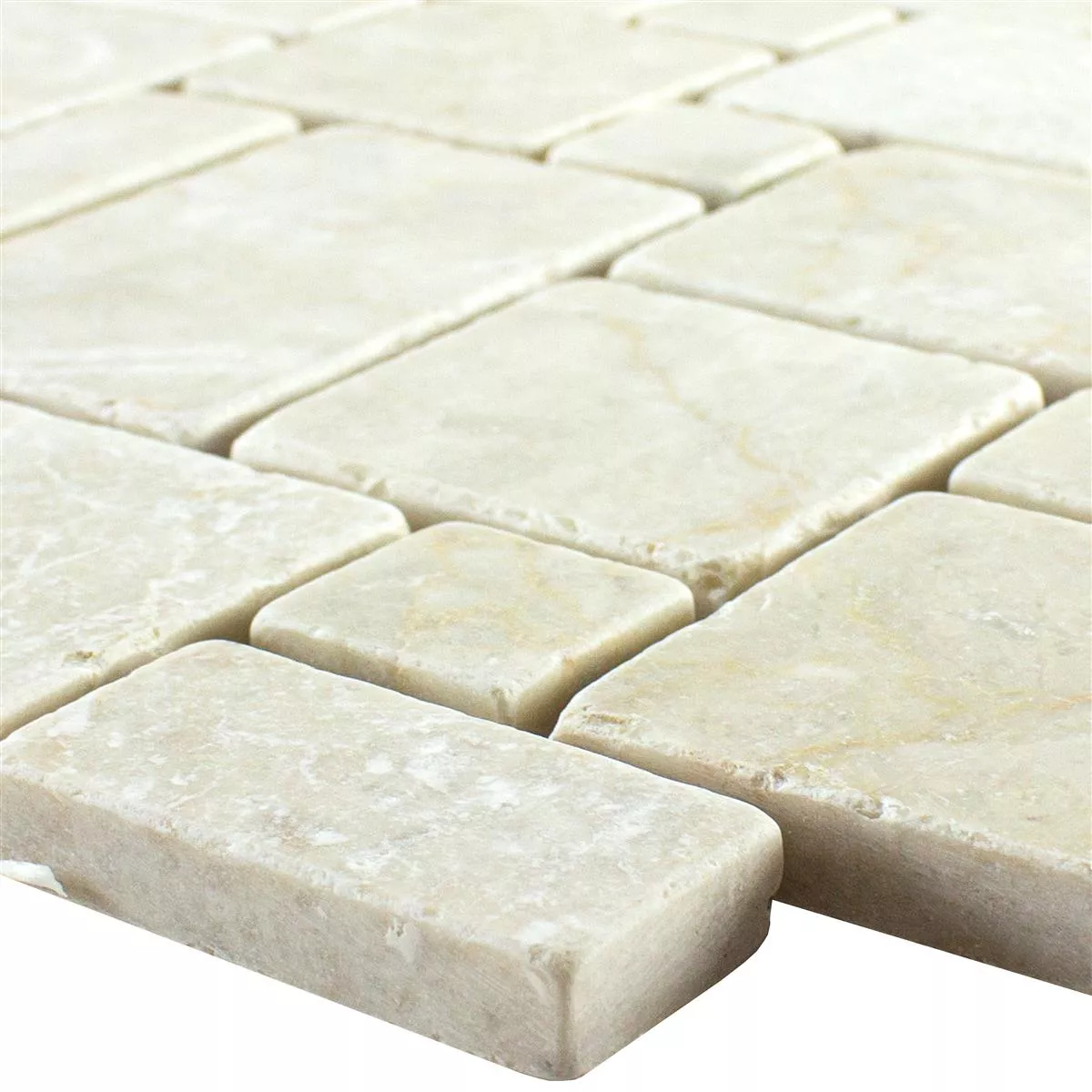 Luonnonkivi Marmori Mosaiikki Laatat Kilkenny Cream