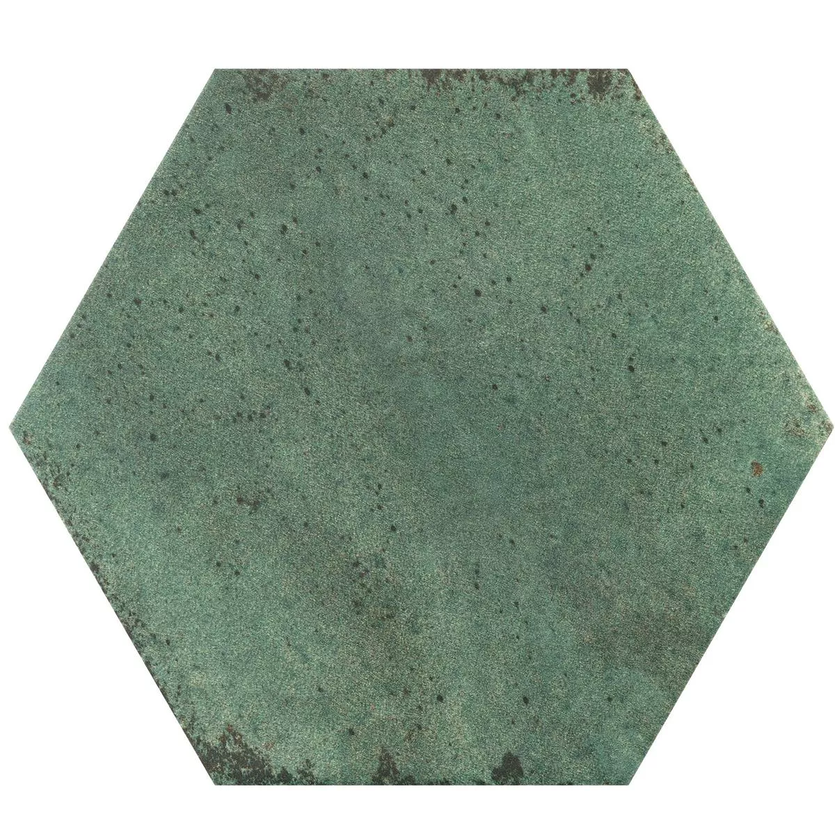 Lattialaatat Arosa Himmeä Kuusikulmio Smaragdin Vihreä 17,3x15cm Lattialaatat Arosa Himmeä Kuusikulmio Smaragdin Vihreä 17,3x15cm