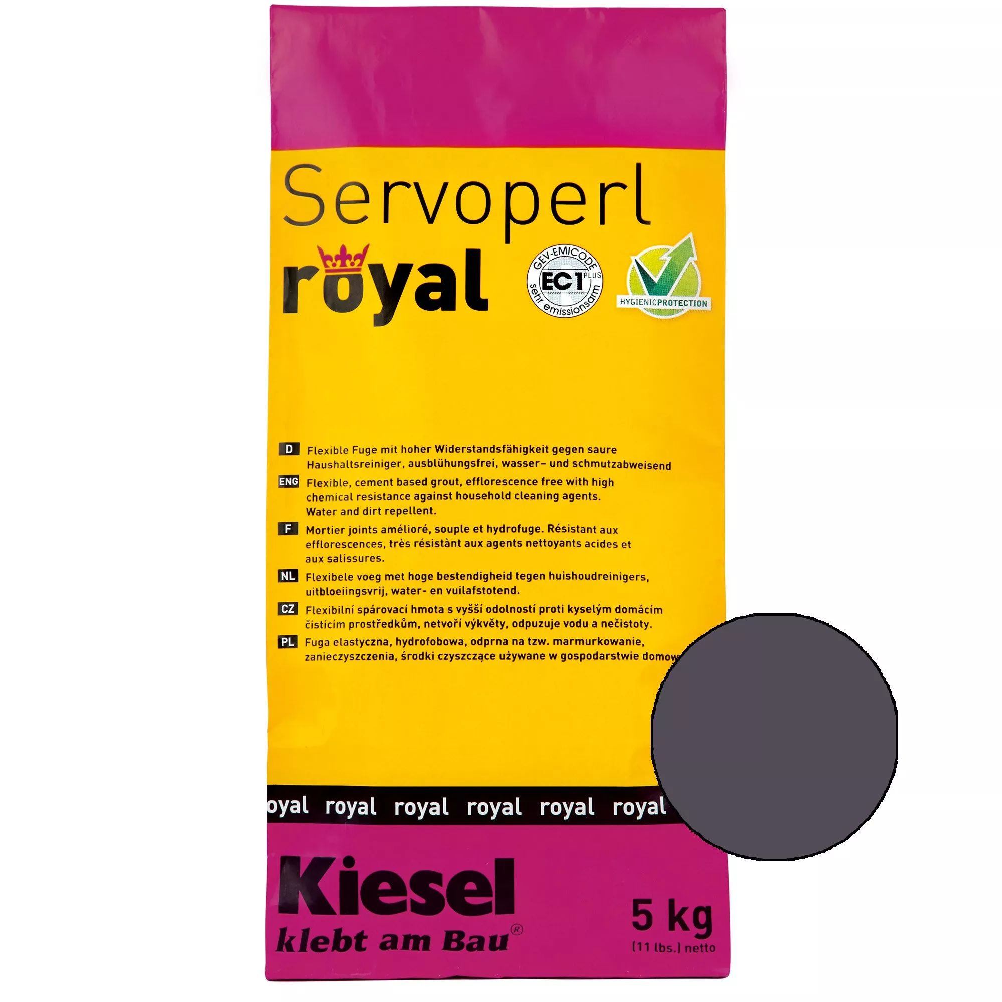 Kiesel Servoperl royal - saumayhdiste - 5kg Shadow
