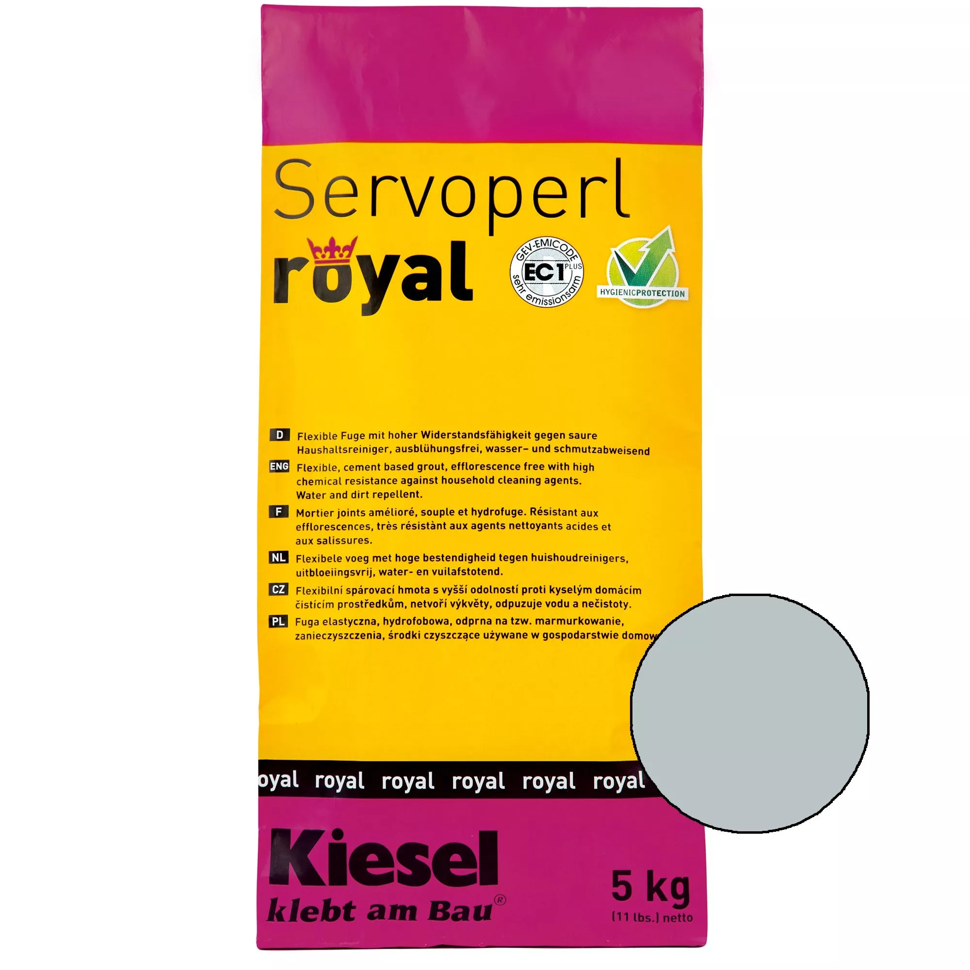 Kiesel Servoperl royal - saumaseos - 5 kg Manhattan