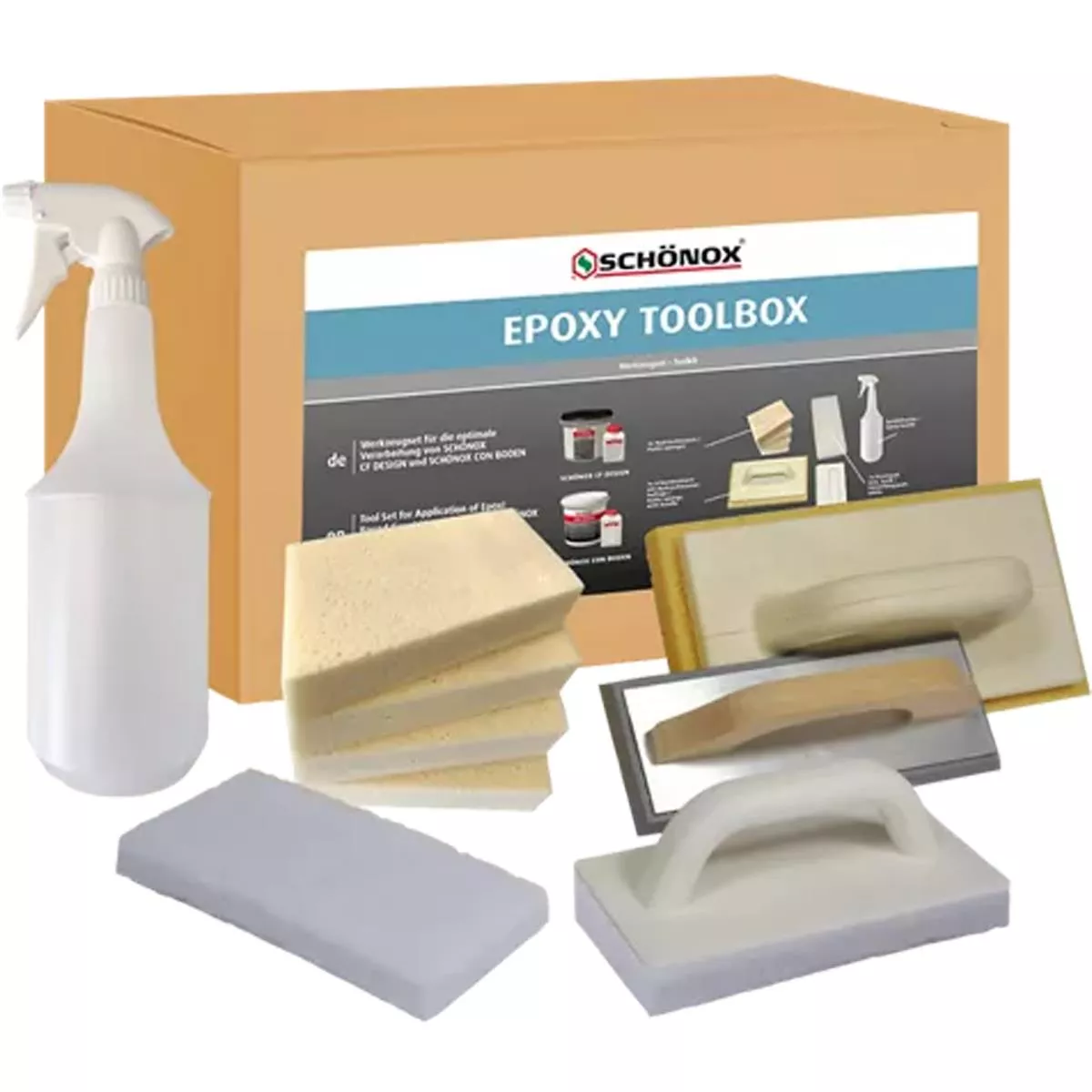Epoksihartsityökalusarja Schönox Epoxy Toolbox