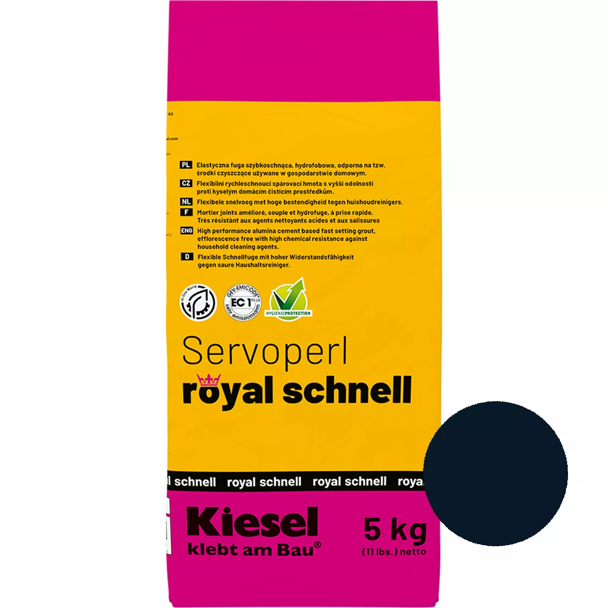 Saumaseos Servoperl Royal Quick Velvet Black 5 kg