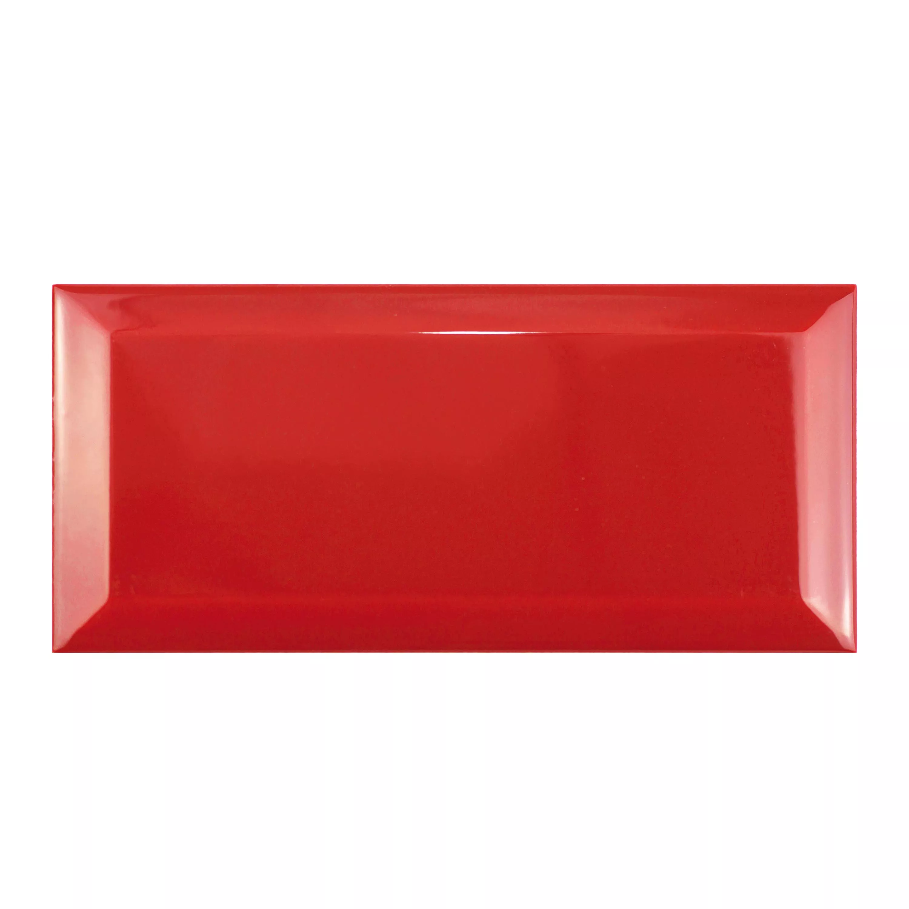 Metro Seinä Tiilet Brasilia Fasetilla 7,5x15x0,7cm Rojo Metro Seinä Tiilet Brasilia Fasetilla 7,5x15x0,7cm Rojo