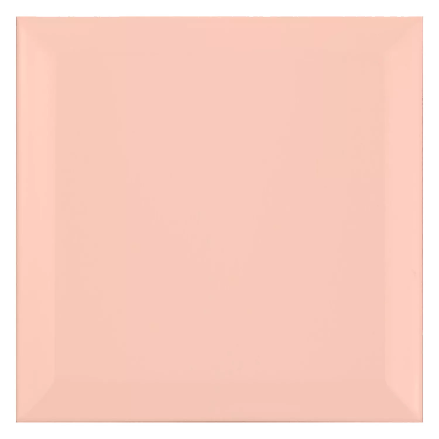 Metro laatta Oranssi Himmeä 15x15 cm Fasetilla Eris Salmon