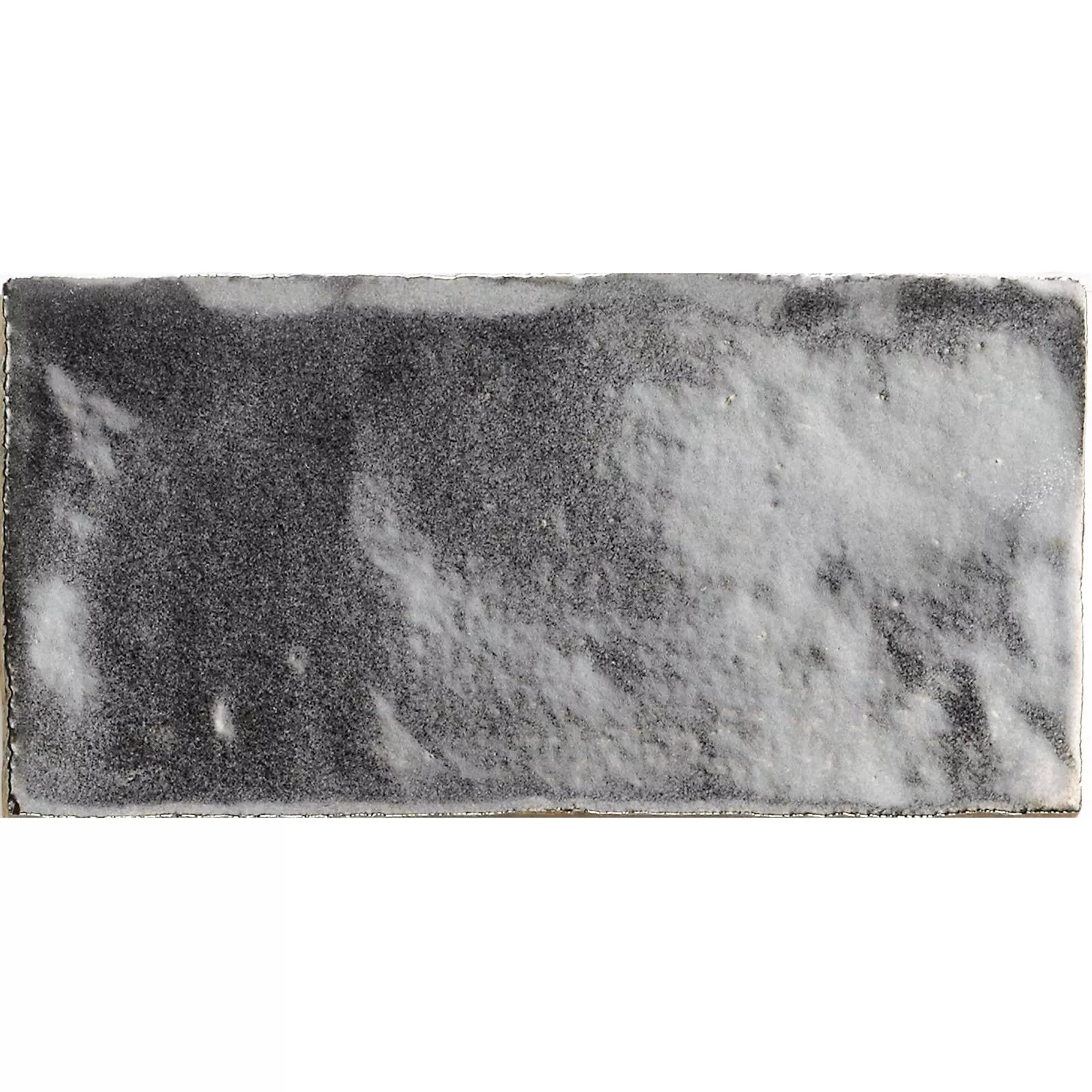 Seinälaatta Algier Käsintehty 7,5x15cm Hopea
