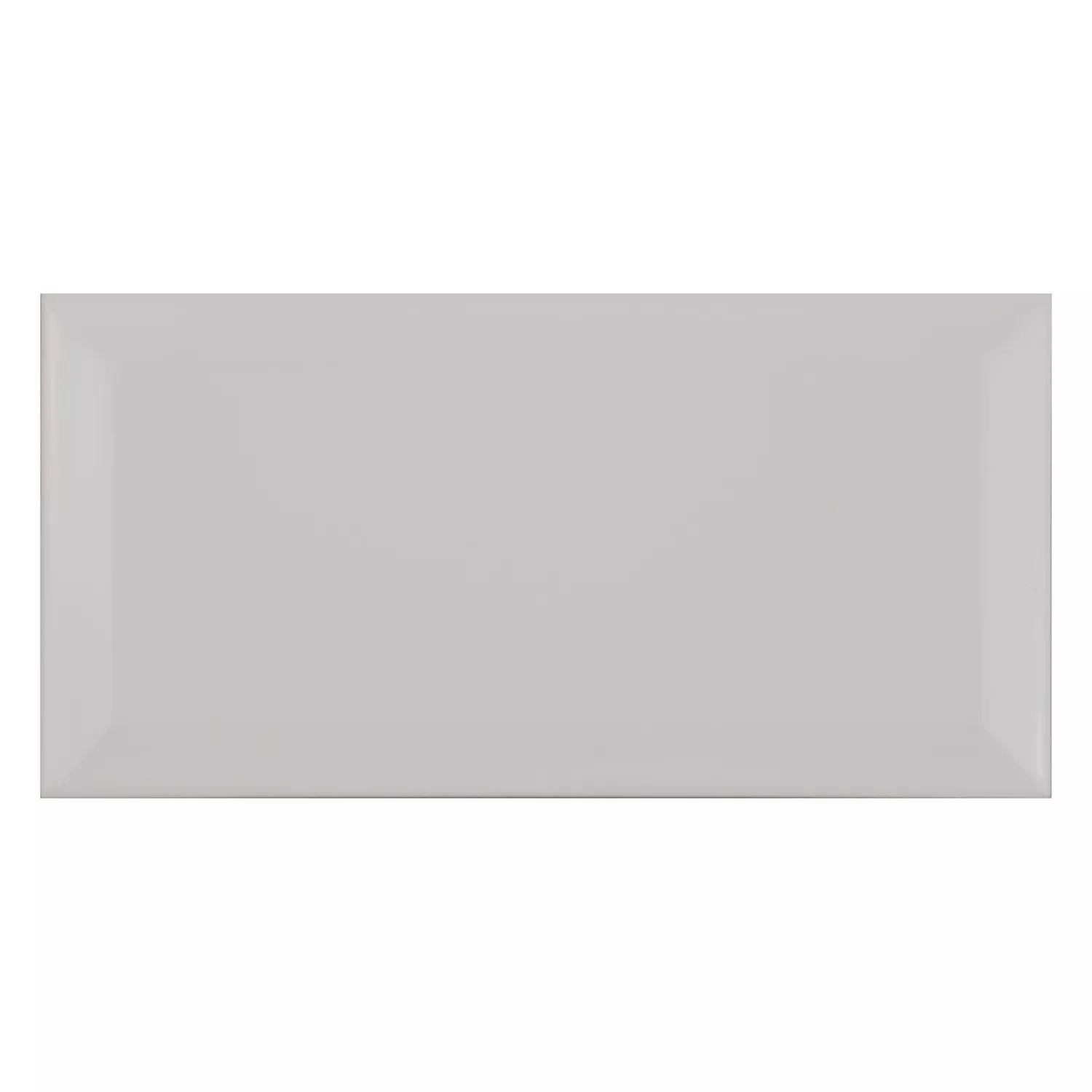 Metro laatta Harmaa Himmeä 10x20 cm Fasetilla Jasper Gris
