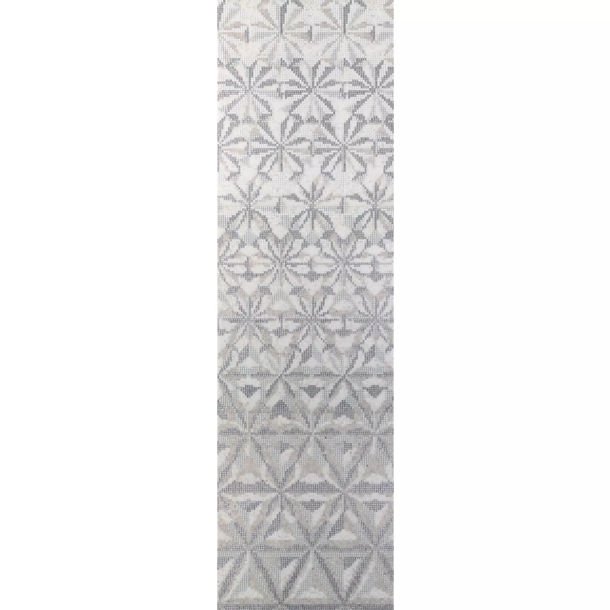 Lasimosaiikki Kuva Magicflower White 110x240cm Lasimosaiikki Kuva Magicflower White 110x240cm