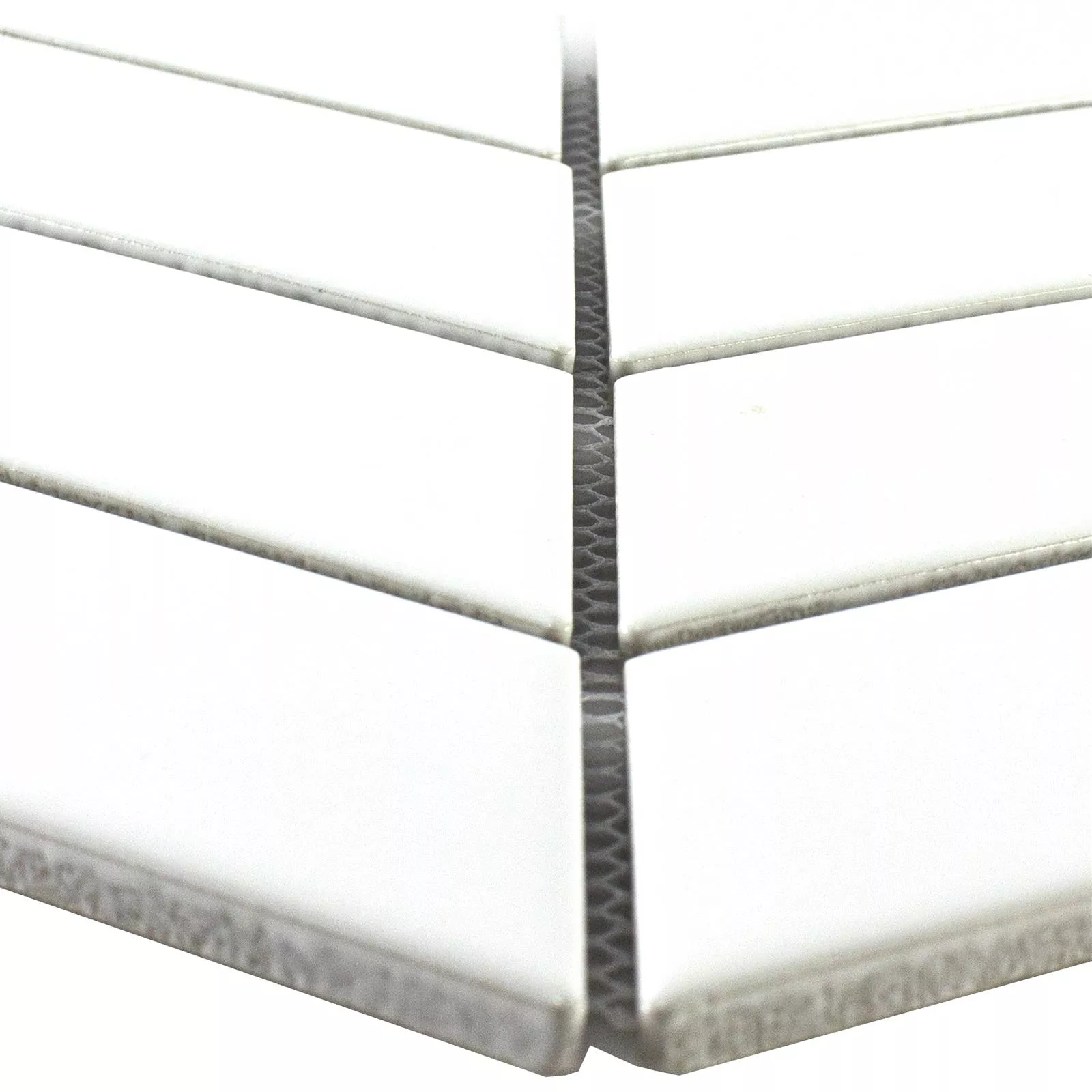 Keramiikka Mosaiikki Laatta Artesia Kalanruoto Valkoinen Himmeä Keramiikka Mosaiikki Laatta Artesia Kalanruoto Valkoinen Himmeä