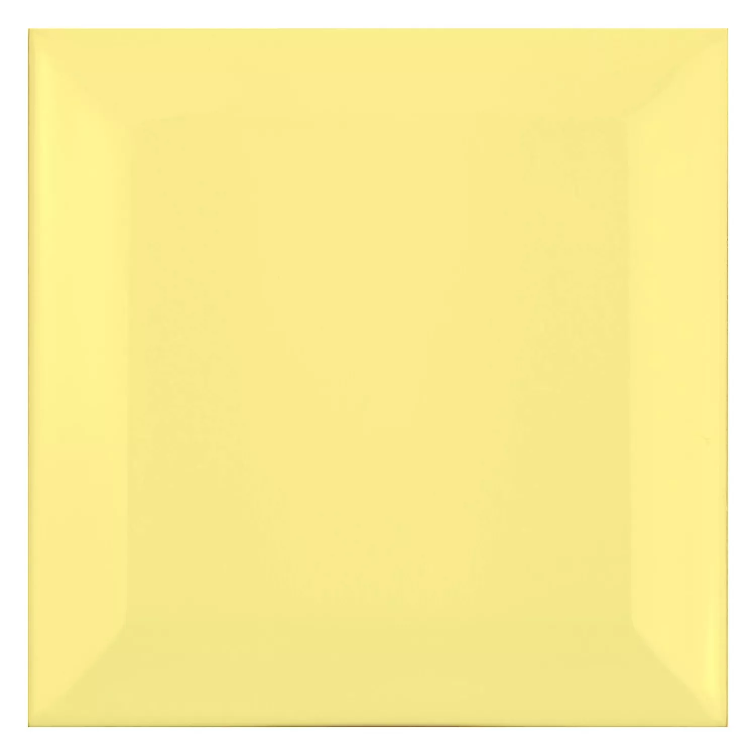 Metro laatta Keltainen Himmeä 10x10 cm Fasetilla Catarina Amarillo