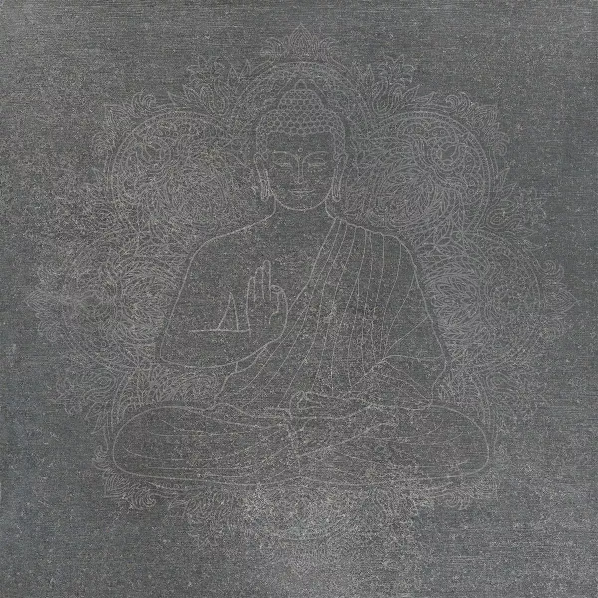 Lattialaatat Kivinen Ilme Horizon Antrasiitti Sisustus Buddha