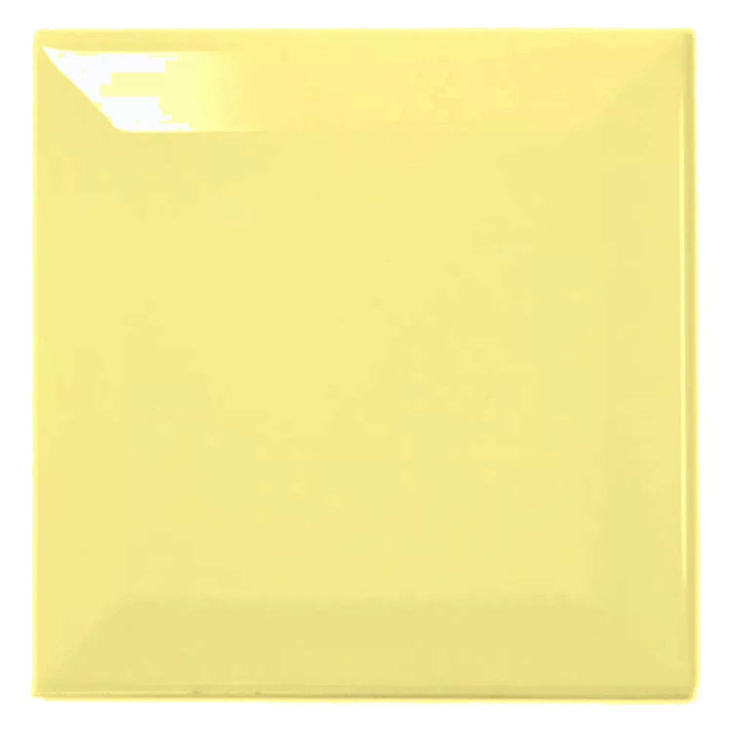 Metro laatta Keltainen Kimaltelevaa 10x10 cm Fasetilla Catarina Amarillo