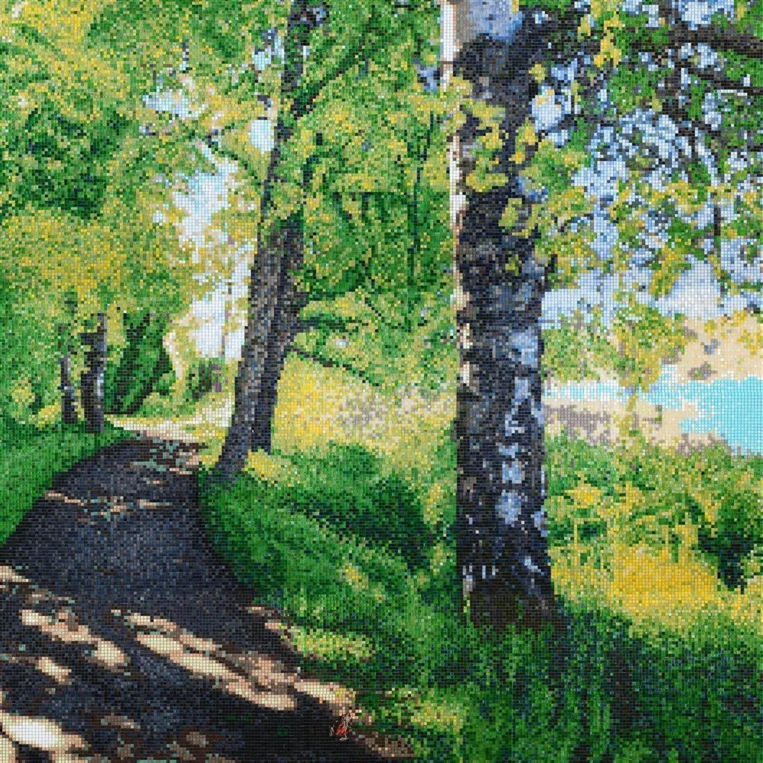 Lasimosaiikki Kuva Springlane 110x240cm