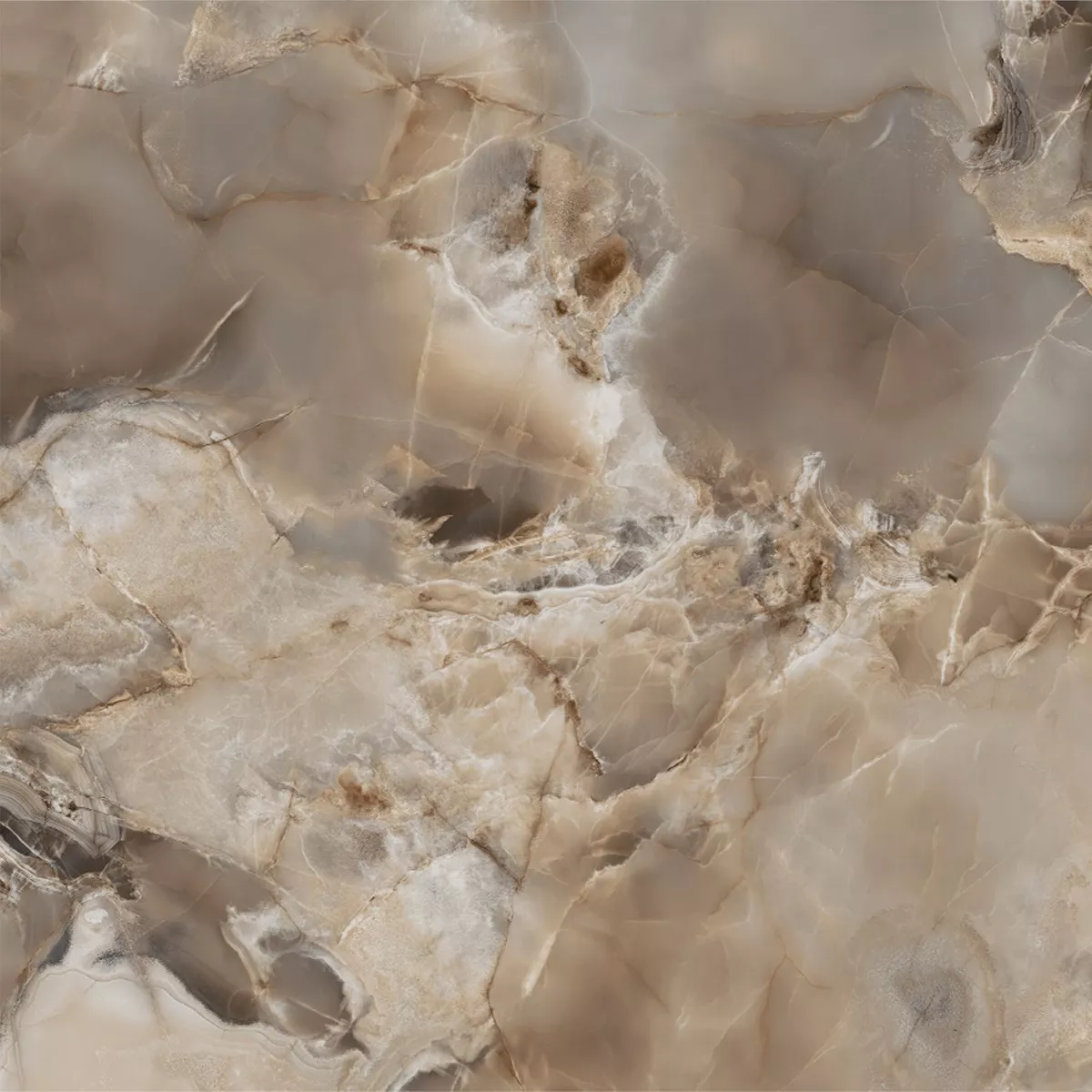 New York Harmaa Kiiltävä 60x60 cm