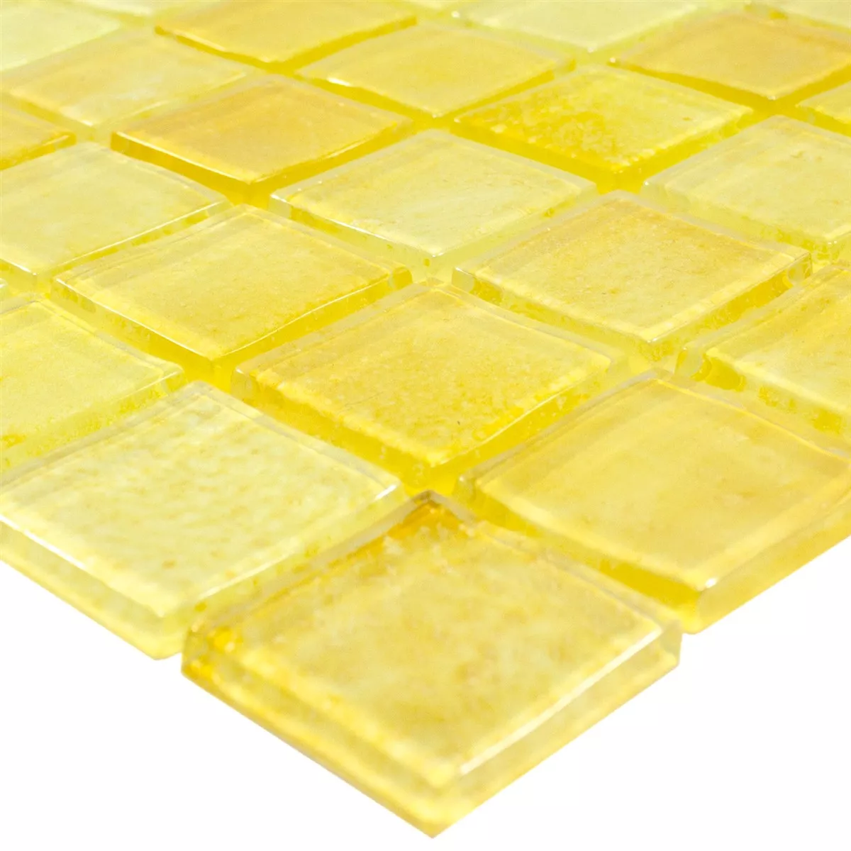 Lasimosaiikki Argos Keltainen 23x23x4 mm