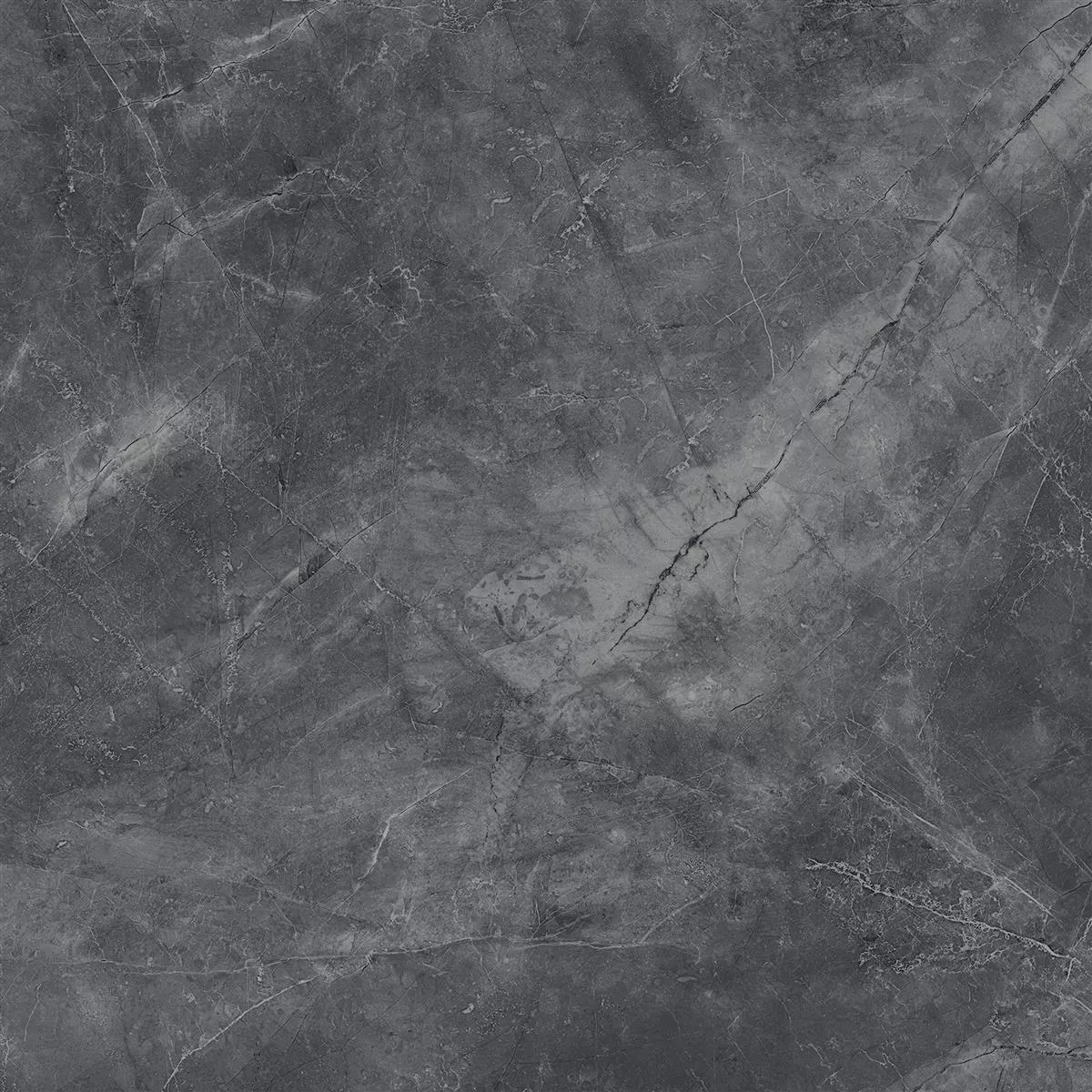 Angola Kiiltävä Musta 60x60 cm