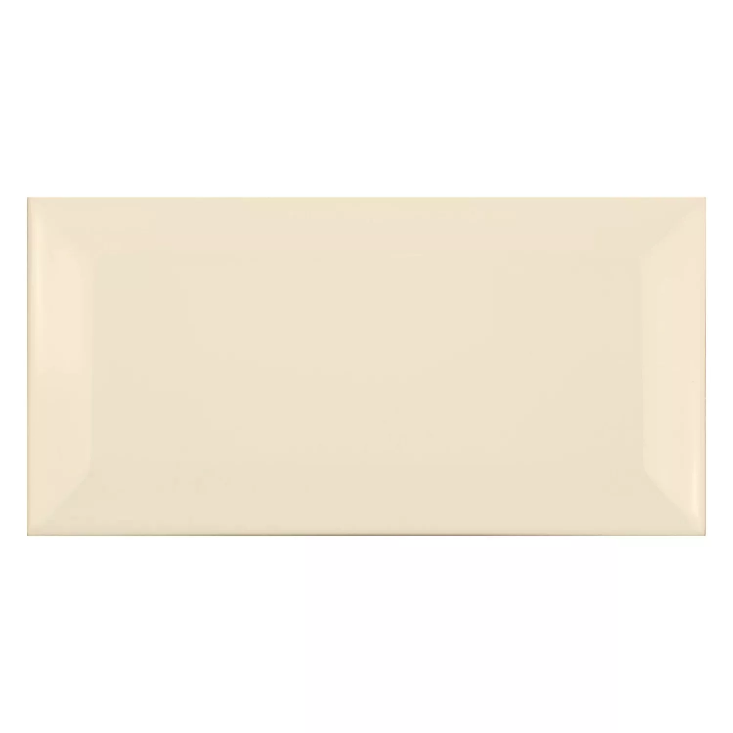 Metro laatta Beige Himmeä 7,5x15 cm Fasetilla Pitcox Hueso