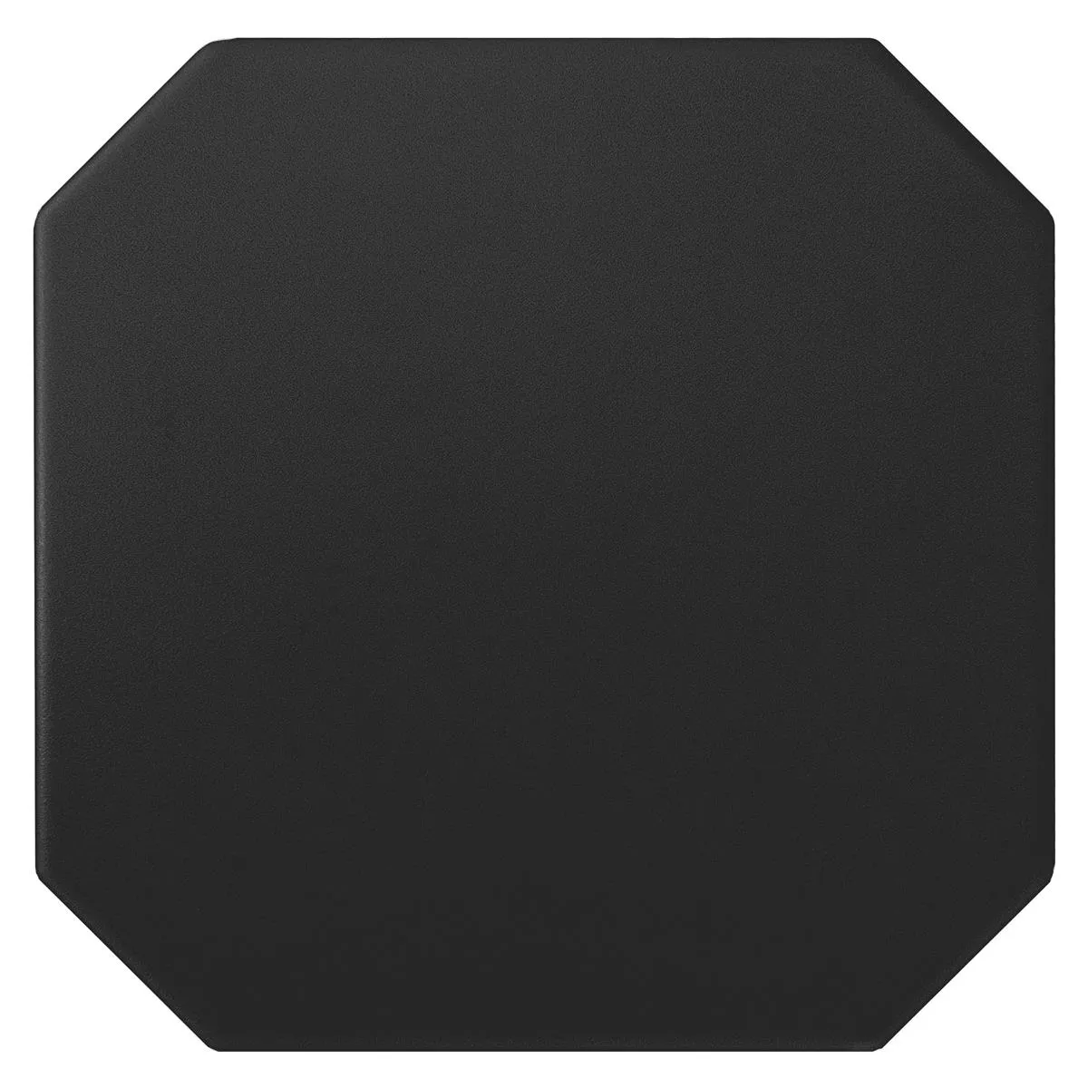 Posliinikivitavarat Laatat Genexia Uni Musta Kahdeksankulmio 20x20cm