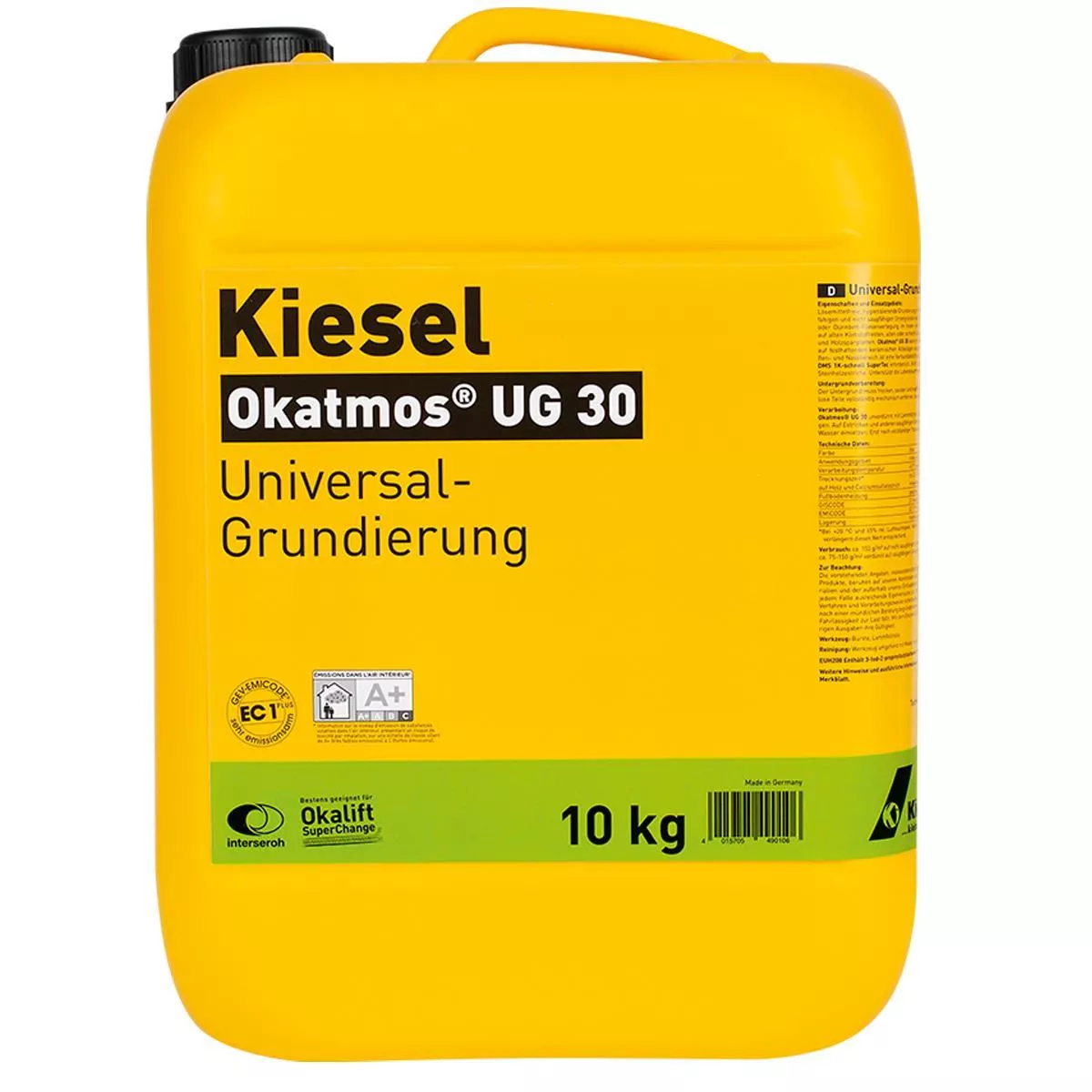 Yleispohjamaali Kiesel Okatmos UG 30 Sininen 10 kg