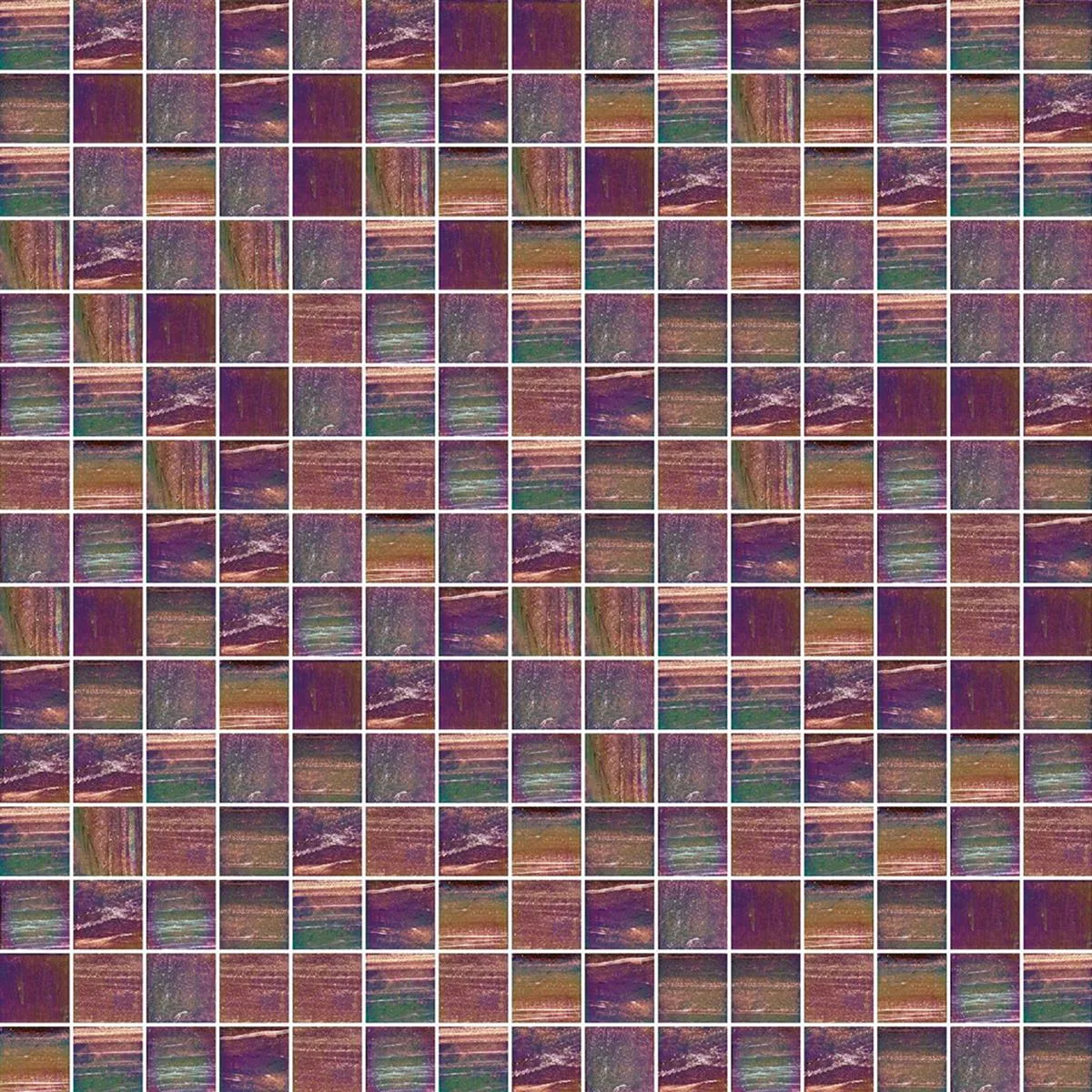 Lasimosaiikki Laatat Trend-Vi 823 Shining 20x20 mm