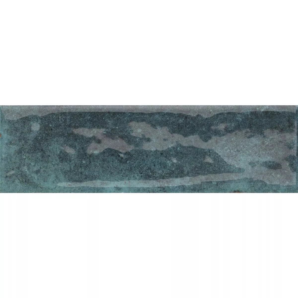 Seinä Tiilet Arosa Kimaltelevaa Aaltoileva Tyynenmeren Sininen 6x25cm