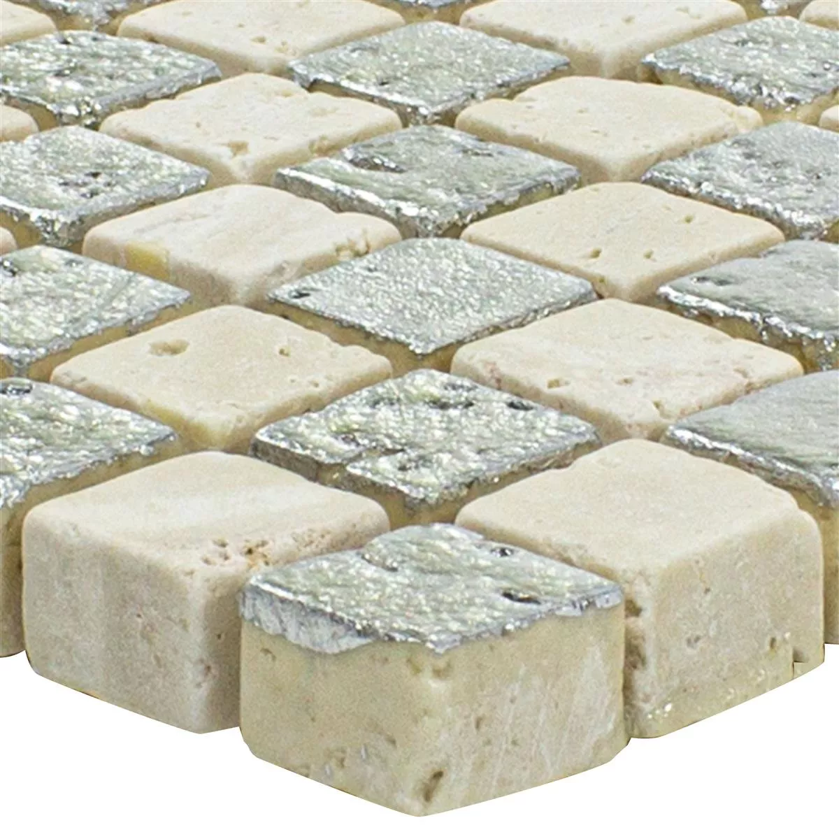 Marmori Luonnonkivi Mosaiikki Laatat Antika Mix Hopea Kerma Marmori Luonnonkivi Mosaiikki Laatat Antika Mix Hopea Kerma