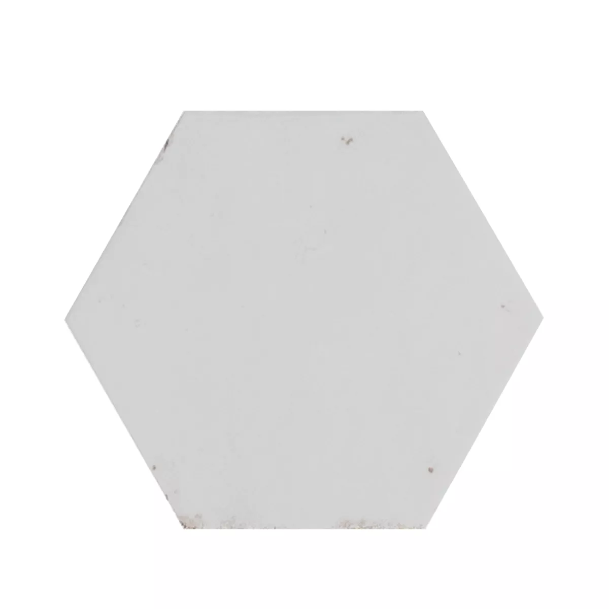 Lorino Valkoinen Kimaltelevaa Kuusikulmio 18,2x21 cm