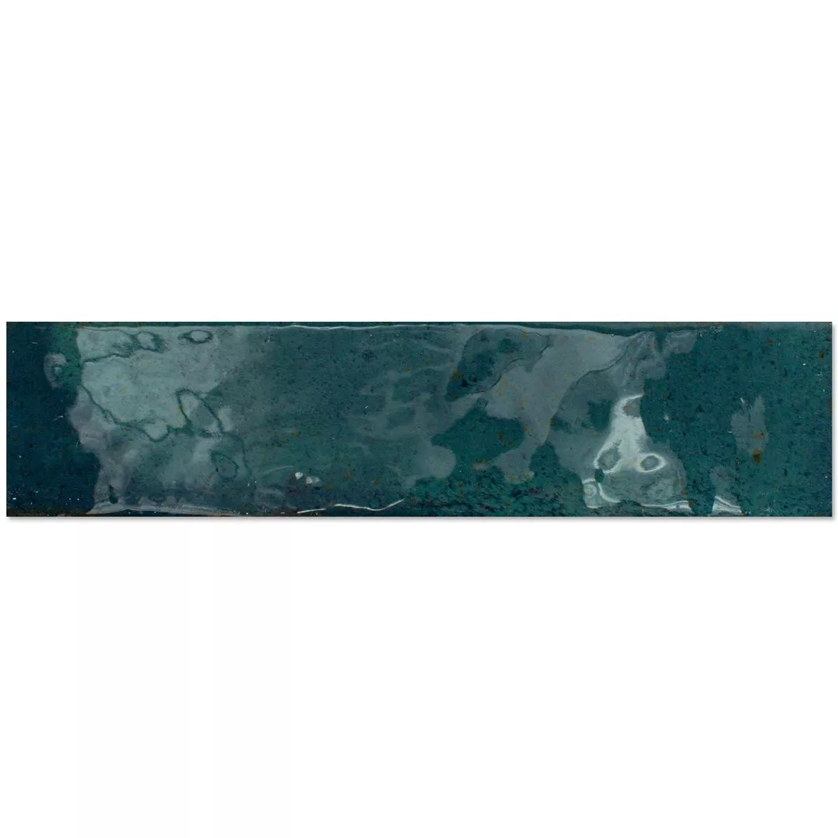 Seinä Tiilet Kiowa Kimaltelevaa Aaltoileva Sininen 6x25cm Seinä Tiilet Kiowa Kimaltelevaa Aaltoileva Sininen 6x25cm