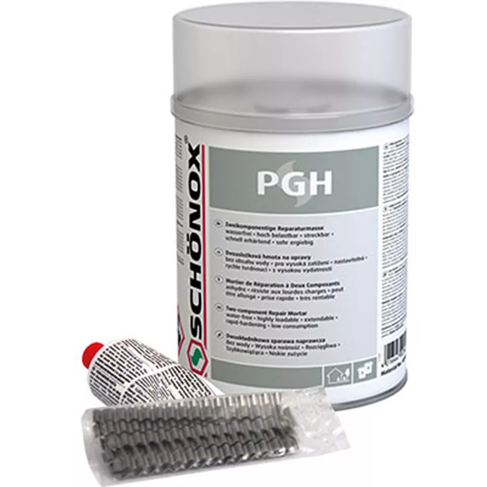 Schönox PGH kaksikomponenttinen korjausseos - sisältää akseliliittimen (1,02 kg)