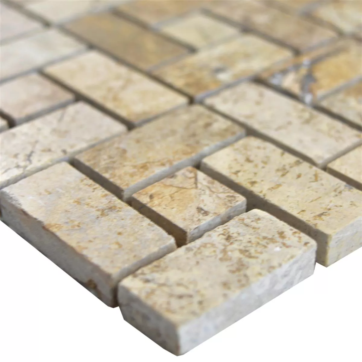 Luonnonkivi Marmori Mosaiikki Laatat Umay Ruskea Beige