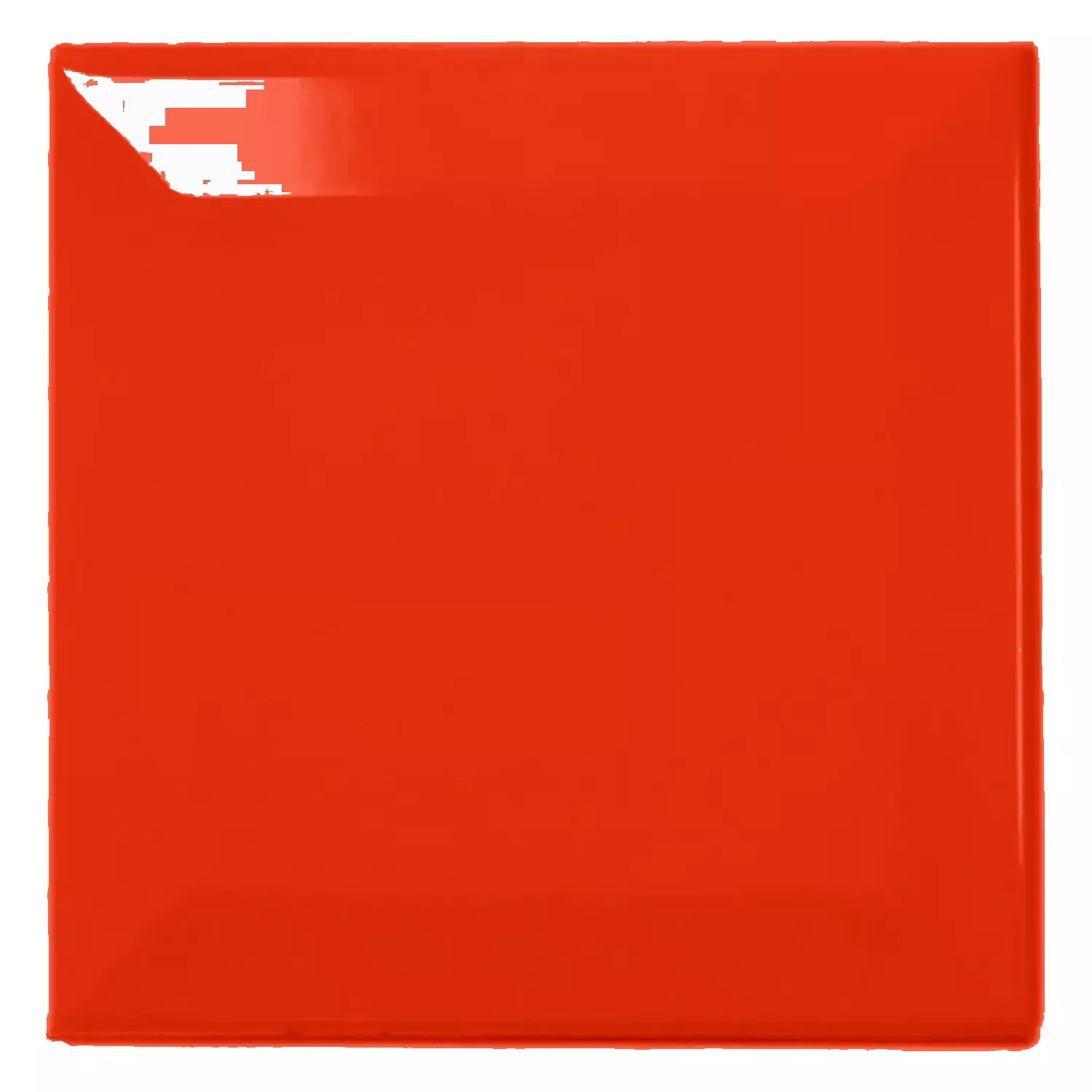 Metro laatta Punainen Kimaltelevaa 10x10 cm Fasetilla Catarina Rojo