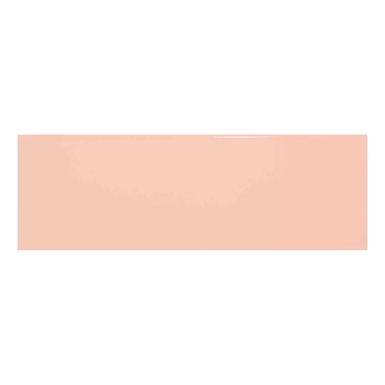 Metro laatta Oranssi Kimaltelevaa 10x30 cm Ilman Fasettia Candy Salmon