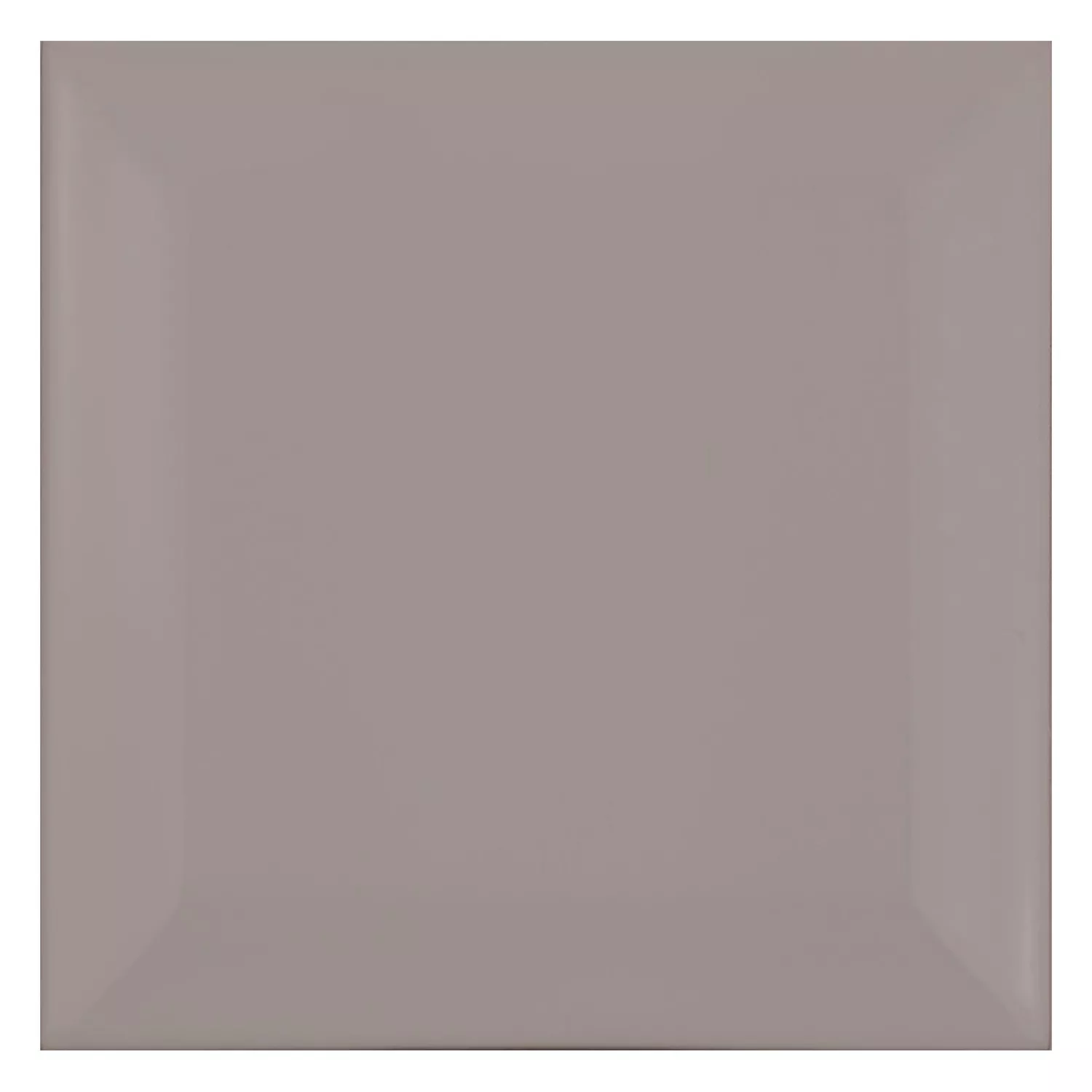Metro laatta Harmaa Himmeä 10x10 cm Fasetilla Catarina Plata