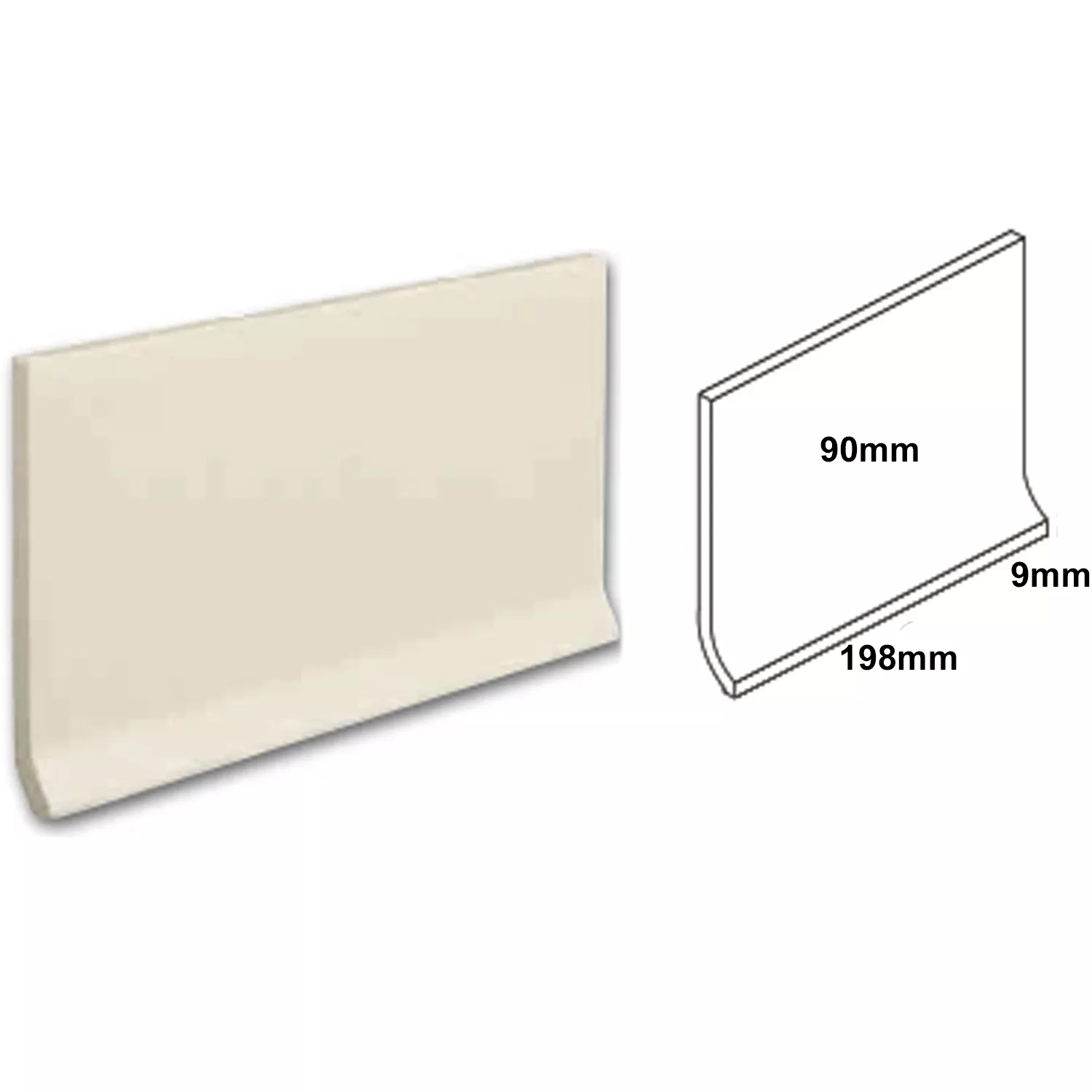 Poukaman Pohja Courage Antrasiitti Himmeä 20x9cm Poukaman Pohja Courage Antrasiitti Himmeä 20x9cm