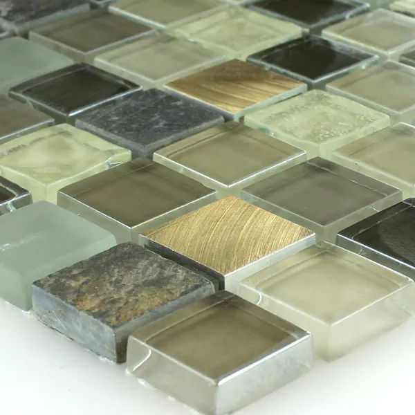 Alu-Mosaiikki Lasimosaiikki Luonnonkivi Kvartsiitti Mosaiikki Laatat
