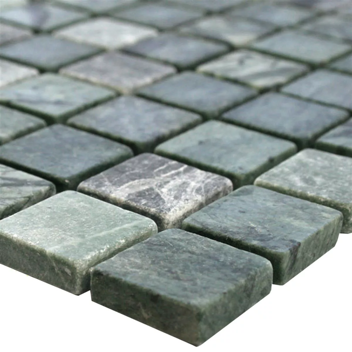 Mosaiikki Laatat Marmori 23x23x8mm Verde