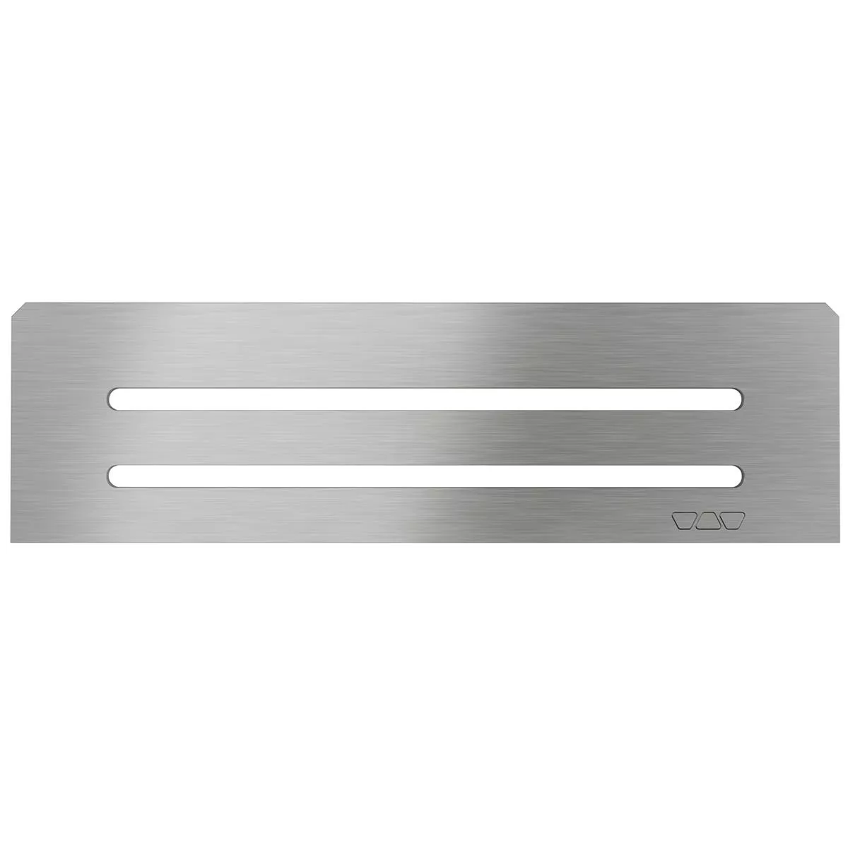 Nischen Wandablage Schlüter Rechteck 30x8,7cm Wave Silber
