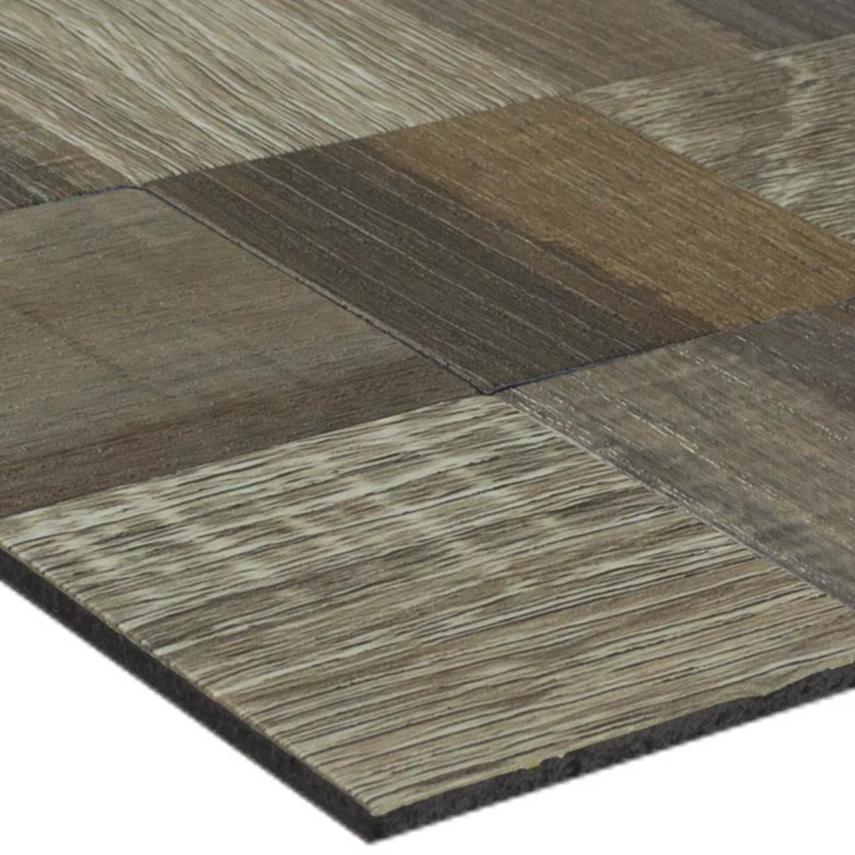 Metalli Mosaiikki Laatta Itseliimautuva Puinen Ilme Skypia Ruskea Beige