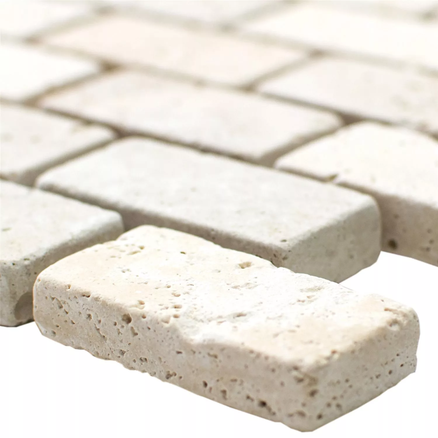 Kuvio osoitteesta Mosaiikki Laatat Travertiini Barga Beige Brick