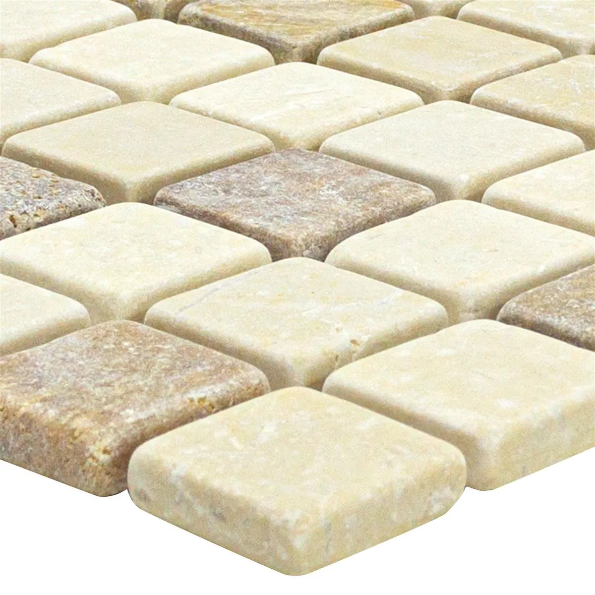 Marmori Luonnonkivi Mosaiikki Laatat Lorentes Vaalean Ruskea Mix Marmori Luonnonkivi Mosaiikki Laatat Lorentes Vaalean Ruskea Mix