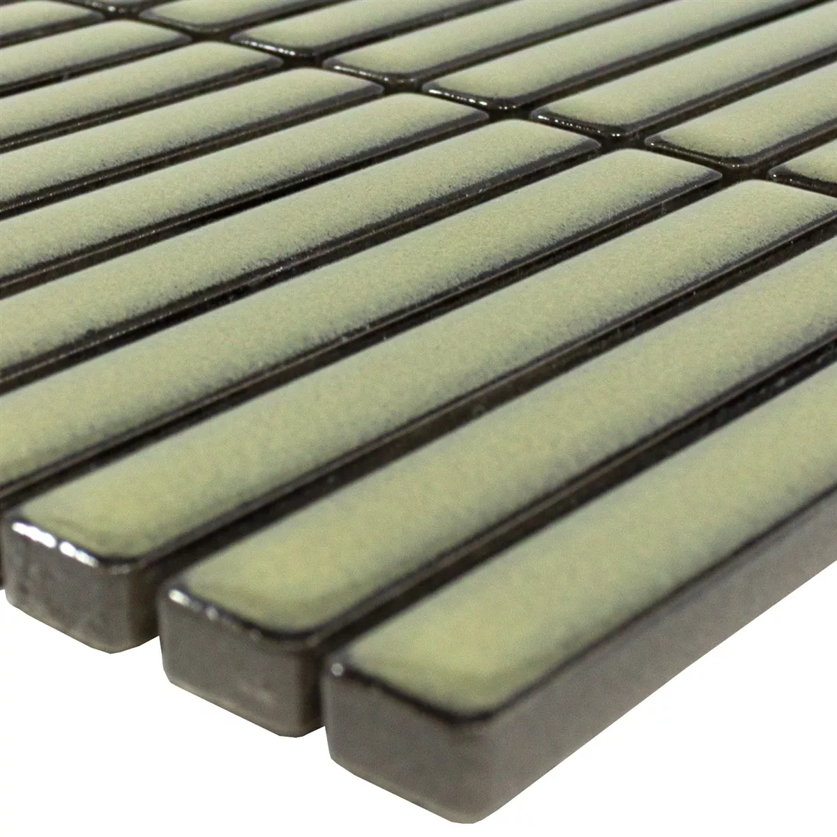 Mosaiikki Laatta Wallachia Vihreä Kimaltelevaa 12x92x8 mm