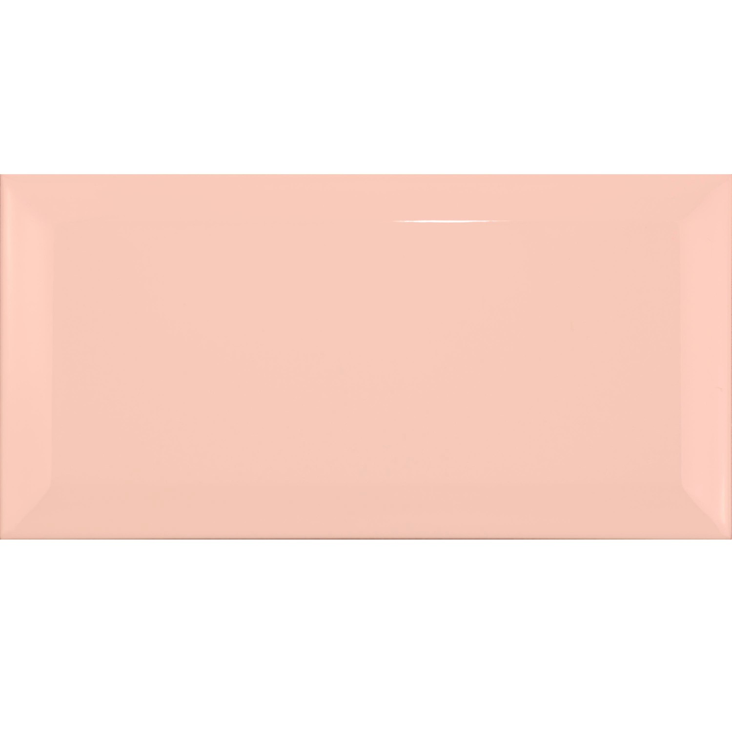 Metro laatta Oranssi Kimaltelevaa 7,5x15 cm Fasetilla Pitcox Salmon