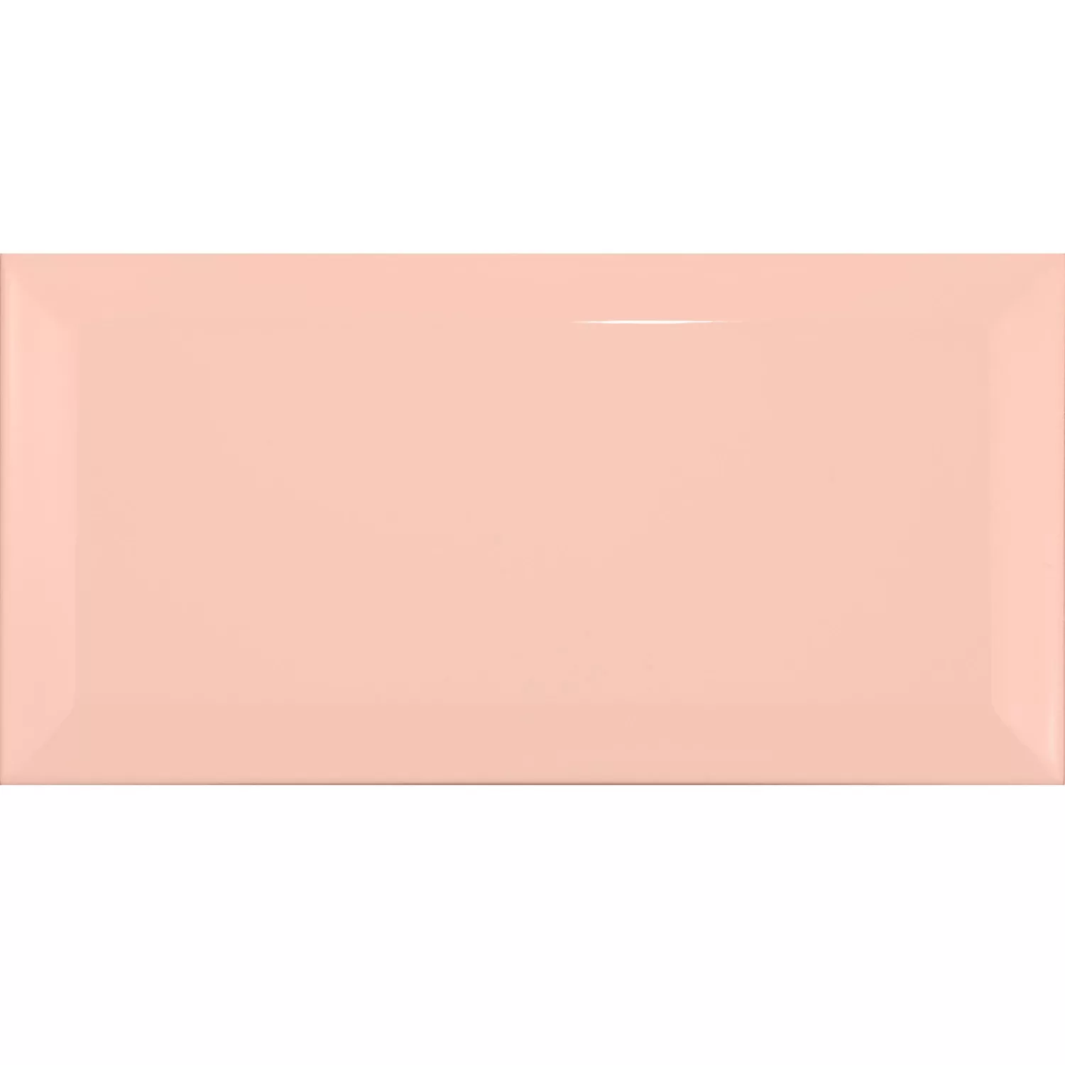 Metro laatta Oranssi Kimaltelevaa 7,5x15 cm Fasetilla Pitcox Salmon