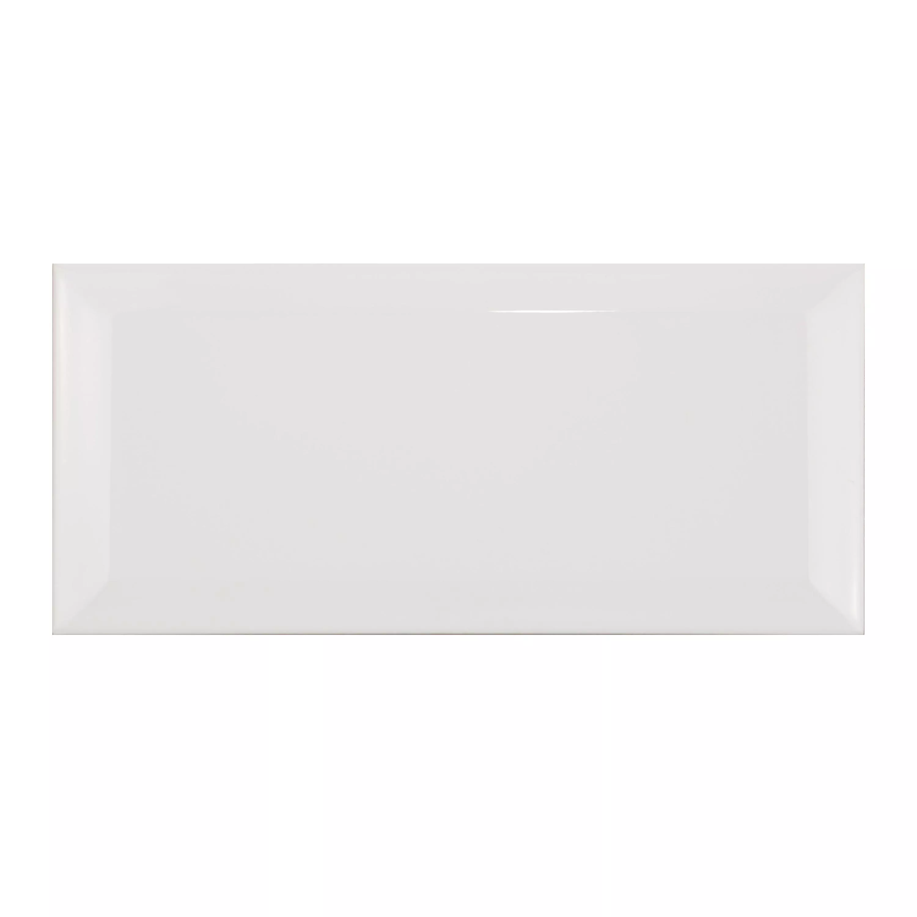 Metro Seinä Tiilet Brasilia Fasetilla 7,5x15x0,7cm Blanco