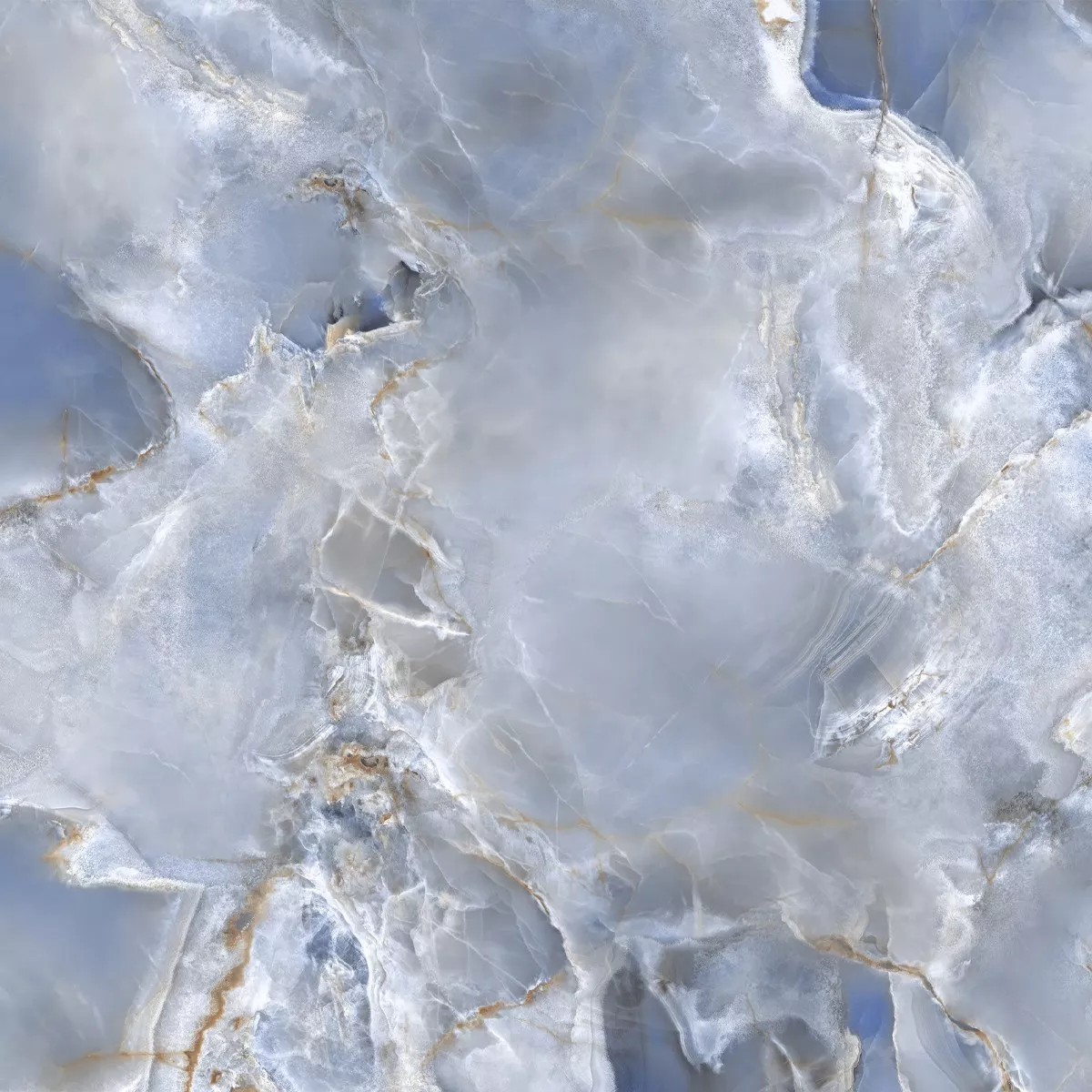 New York Sininen Kiiltävä 60x60 cm