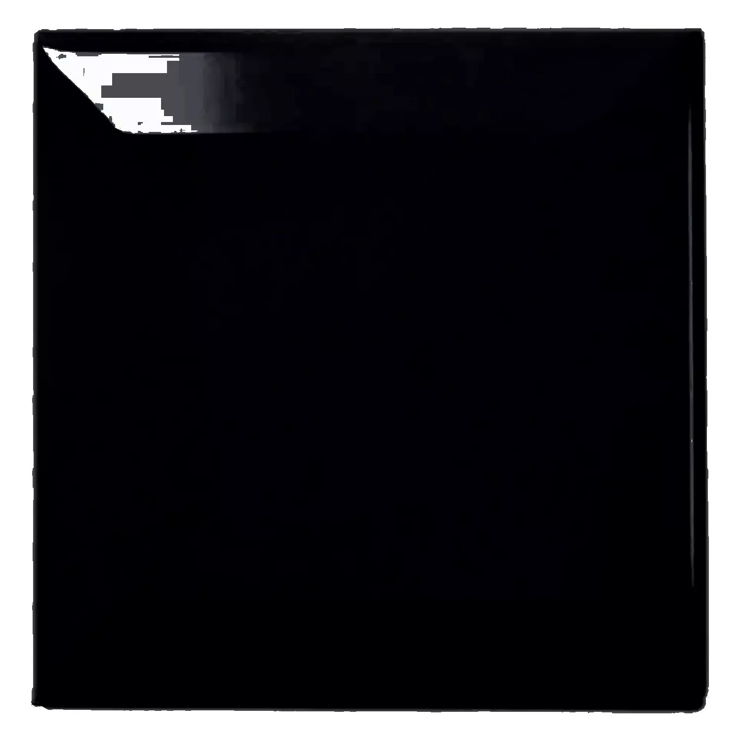 Metro laatta Musta Kimaltelevaa 10x10 cm Fasetilla Catarina Negro