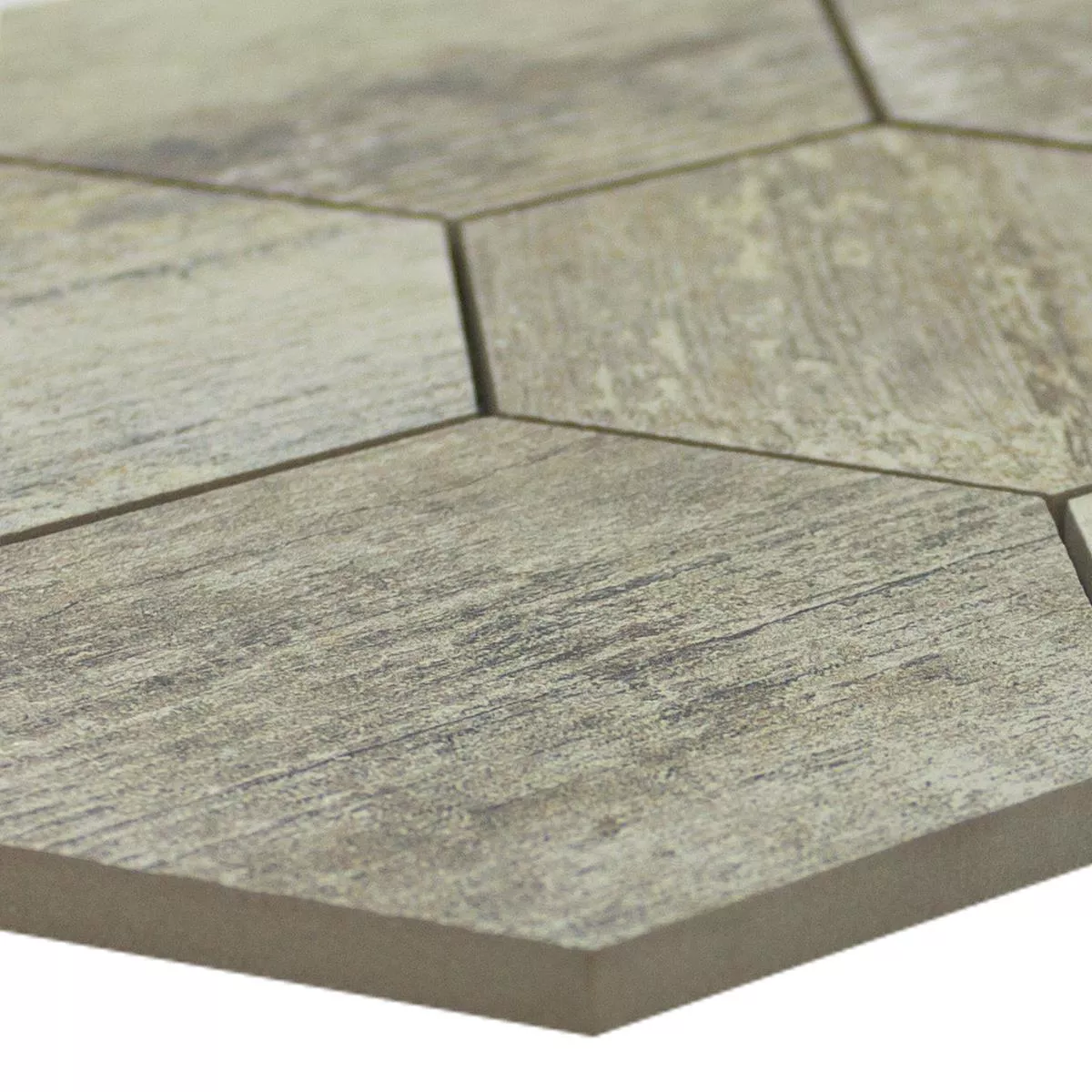 Posliinikivitavarat Mosaiikki Laatat Kuusikulmio Straubing Beige