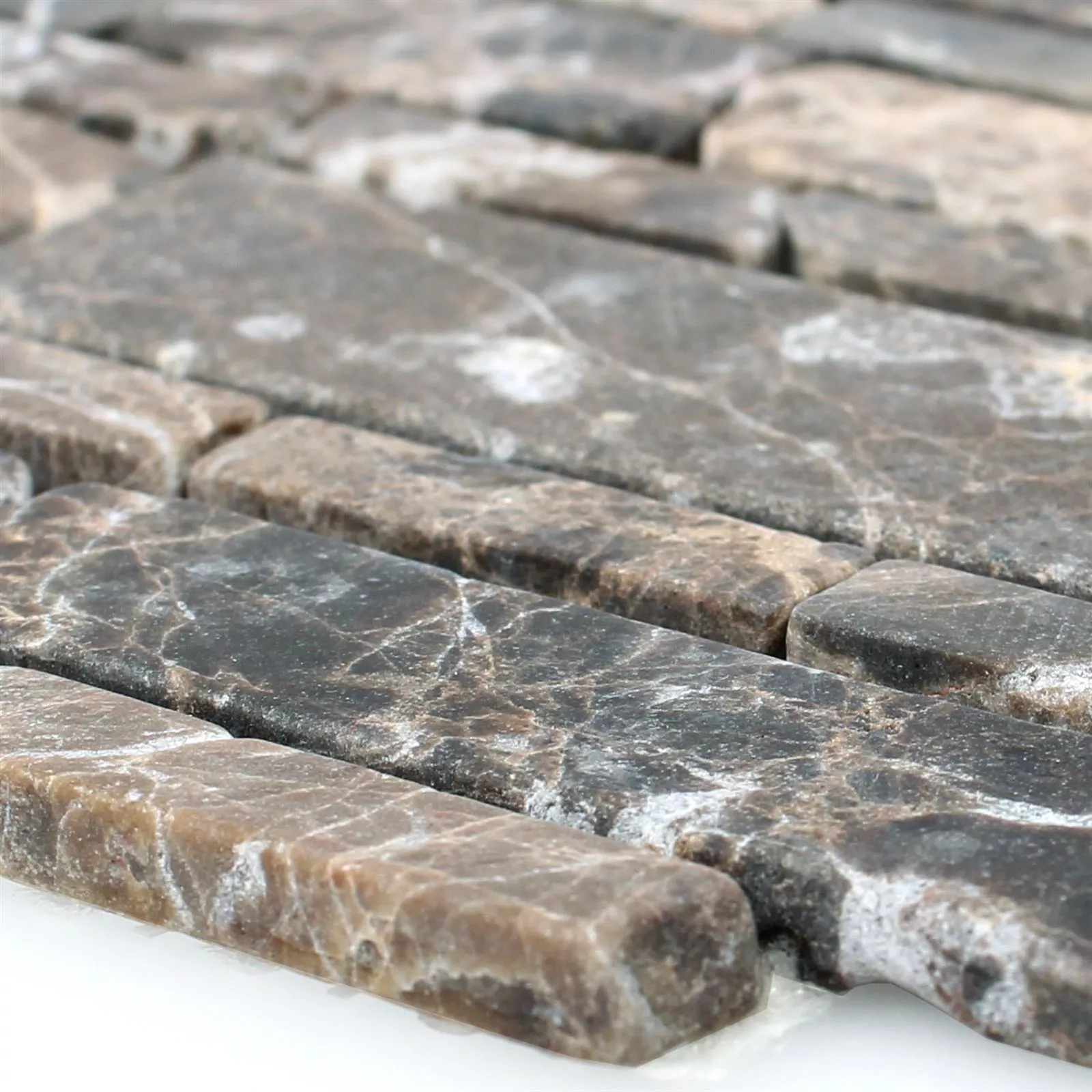 Mosaiikki Laatat Marmori Havel Brick Castanao Mosaiikki Laatat Marmori Havel Brick Castanao