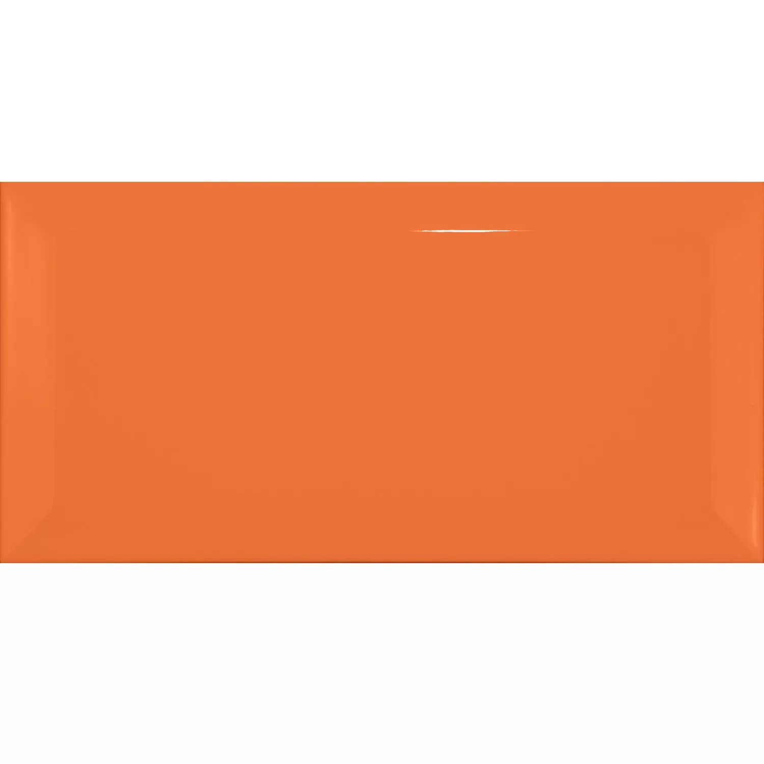 Metro laatta Oranssi Kimaltelevaa 7,5x15 cm Fasetilla Pitcox Naranja