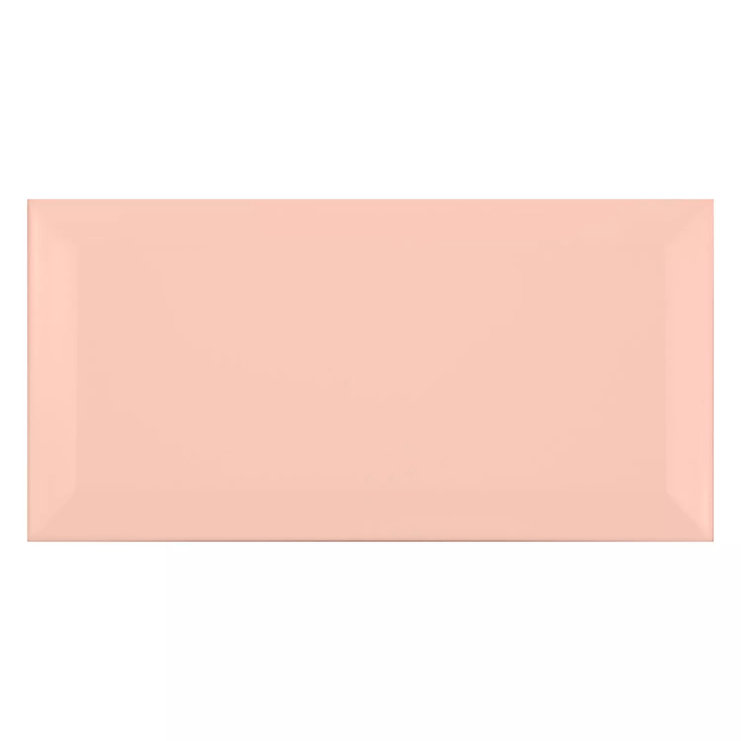 Metro laatta Oranssi Himmeä 10x20 cm Fasetilla Jasper Salmon