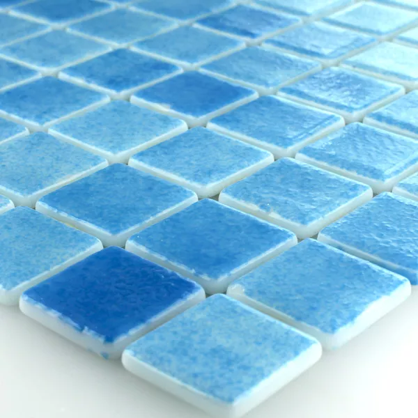 Lasi Uima Allas Pool Mosaiikki 25x25x4mm Vaaleansininen Mix Lasi Uima Allas Pool Mosaiikki 25x25x4mm Vaaleansininen Mix